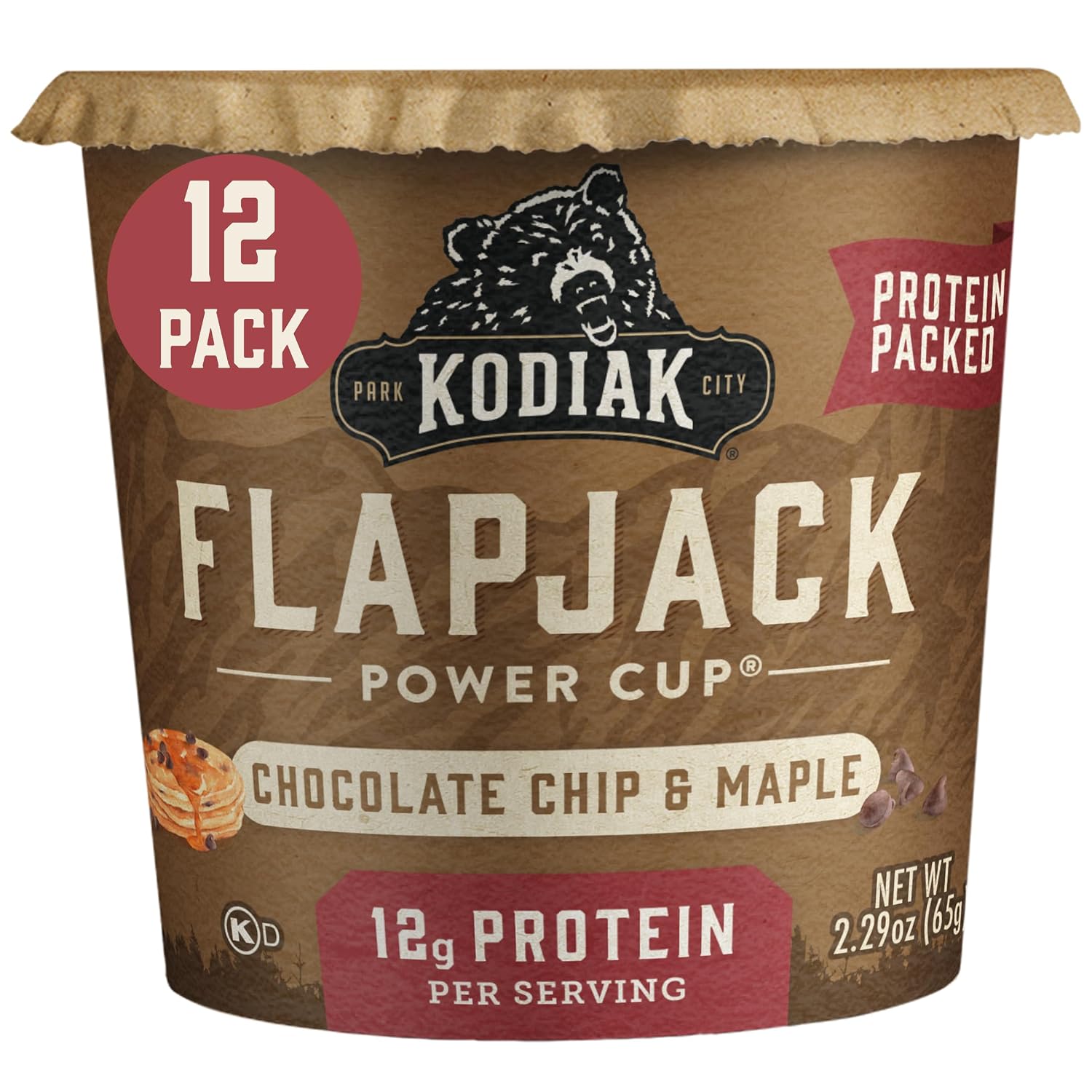 Kodiak Cakes Mix Flapjack Cup, Chocolate Chip & Maple