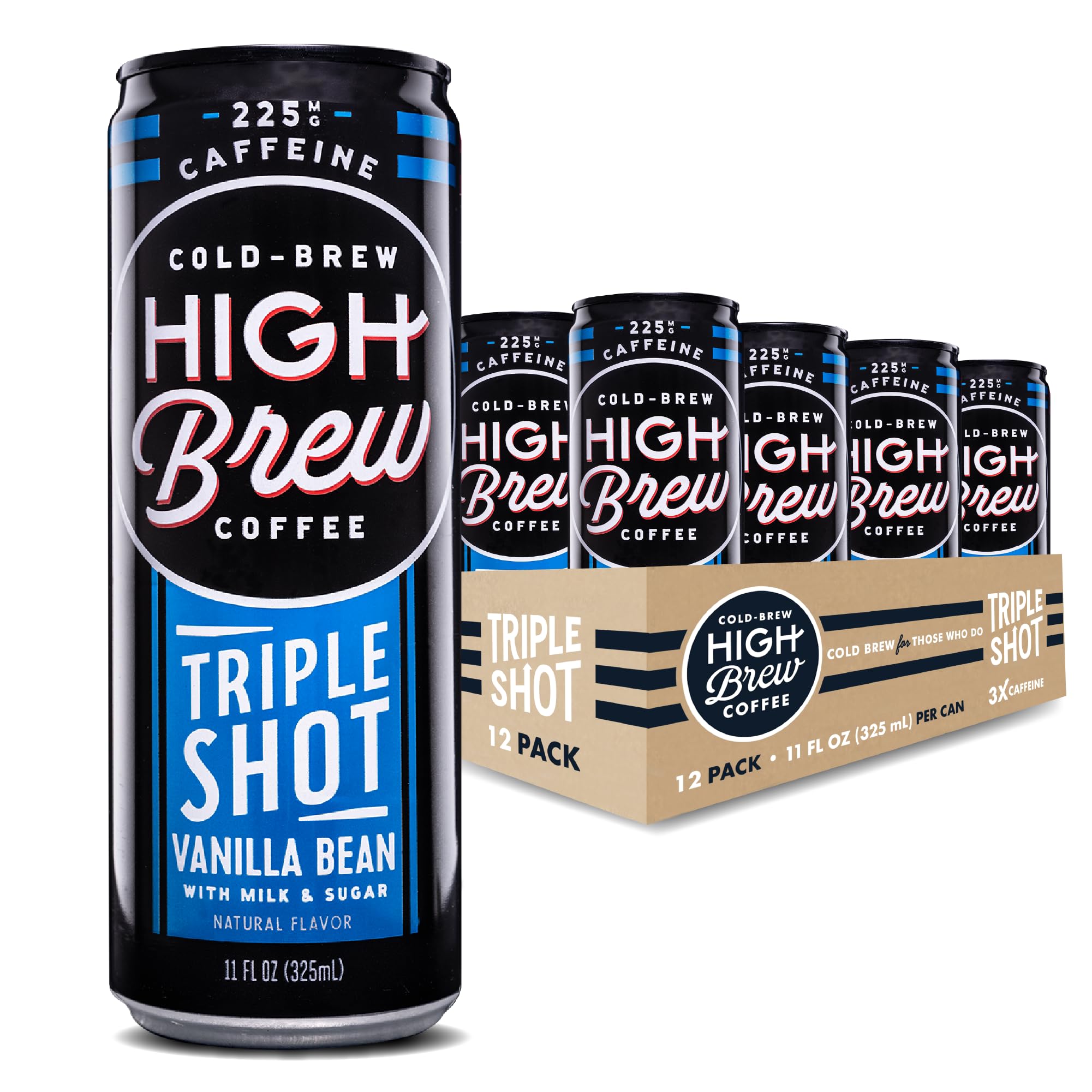 High Brew Coffee Ready to Drink Vanilla Bean Coffee