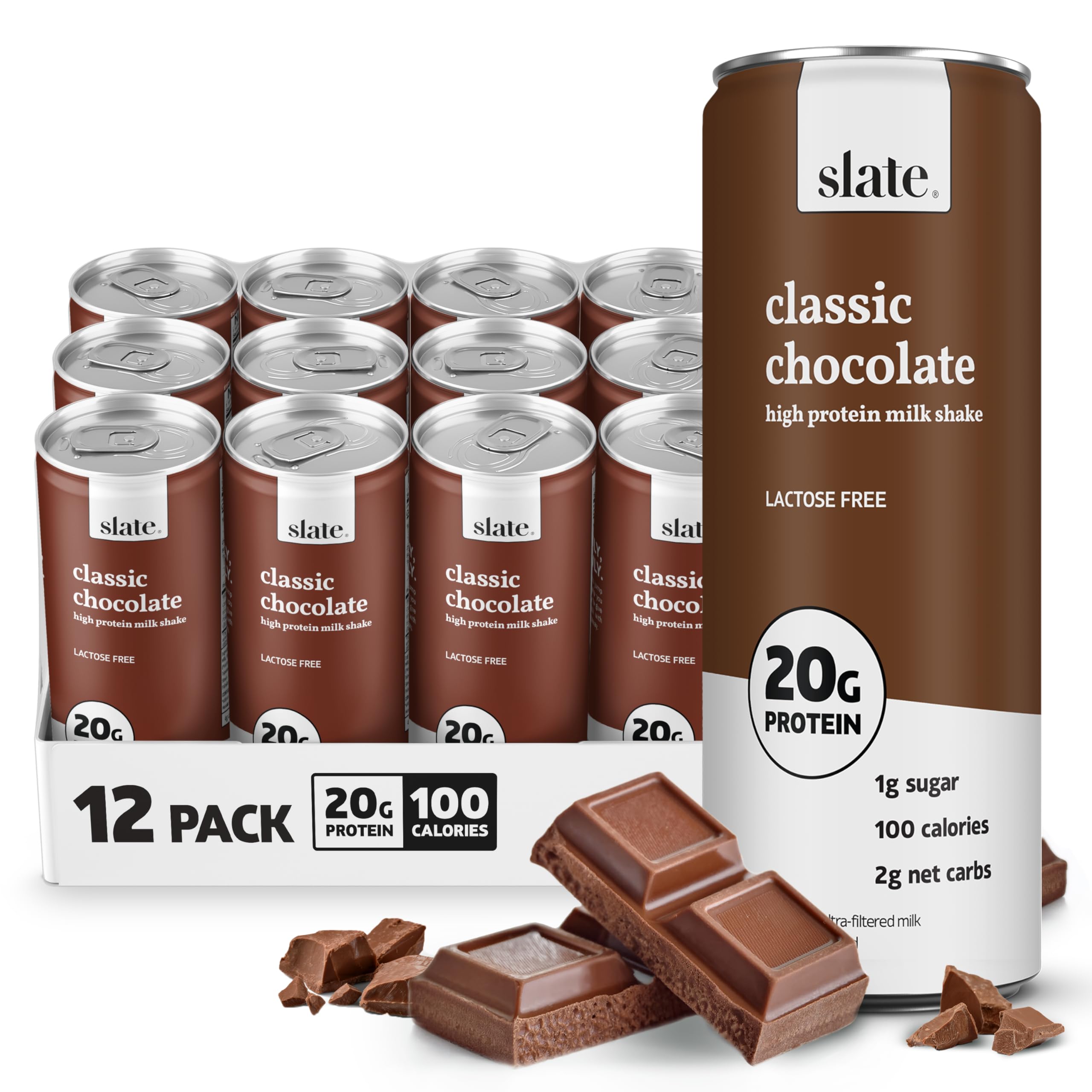 Slate Protein Shake Classic Chocolate