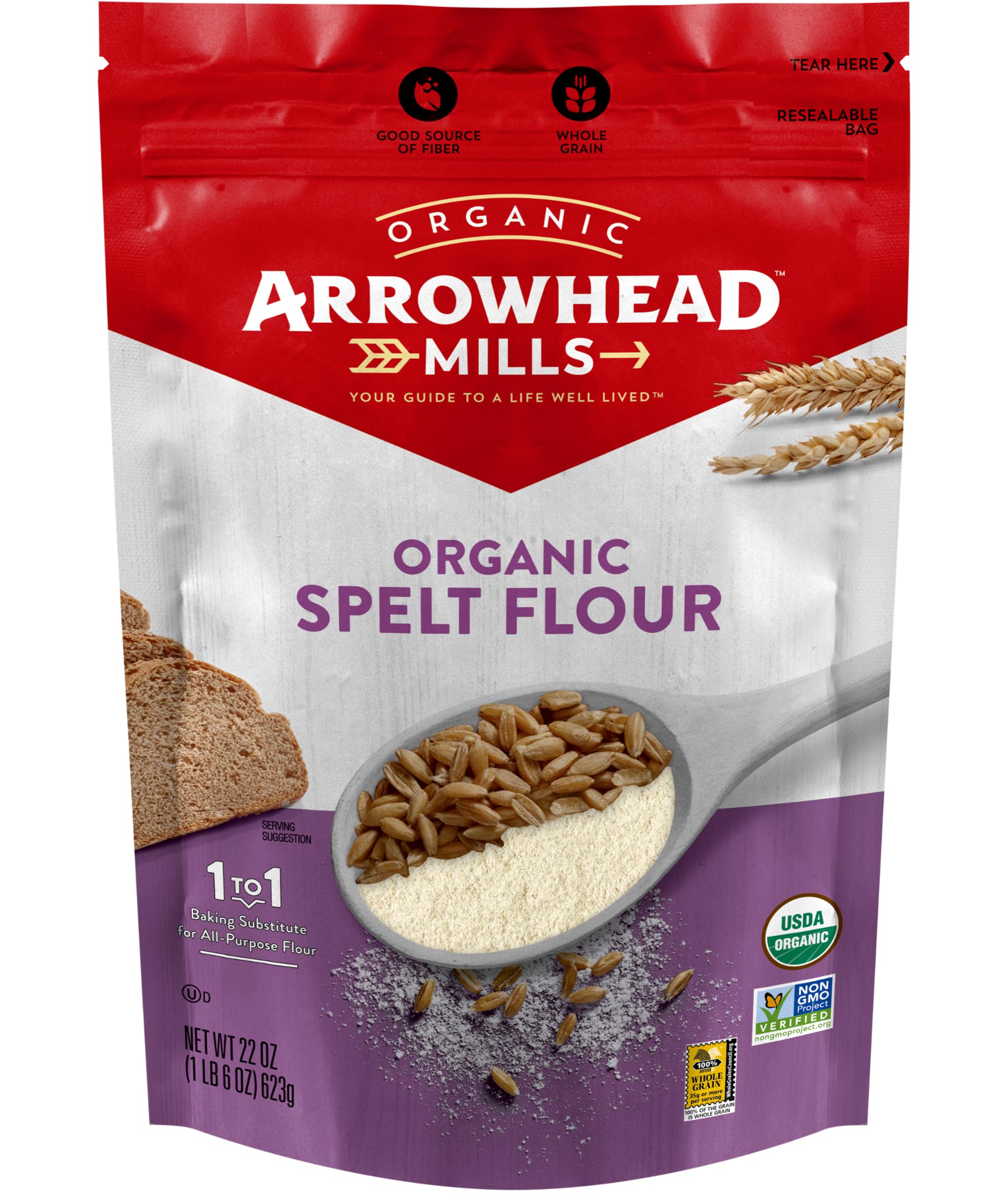 Arrowhead Mills Organic Whole Spelt Flour