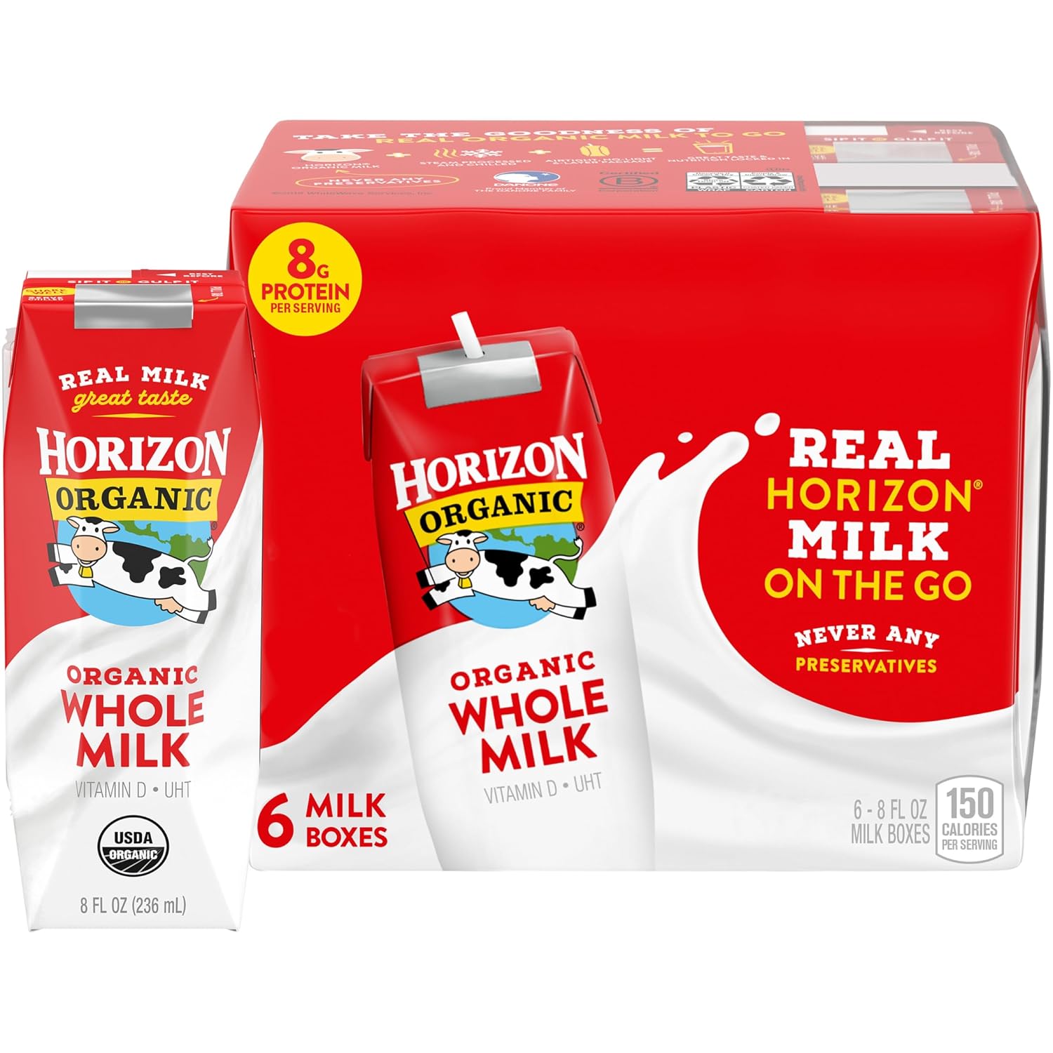 Horizon Whole Plain Milk, USDA Organic