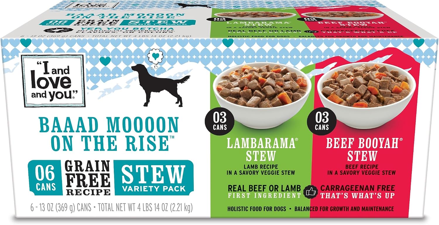 I&Love&You Dog Food Bad Moon Variety 6 Pc