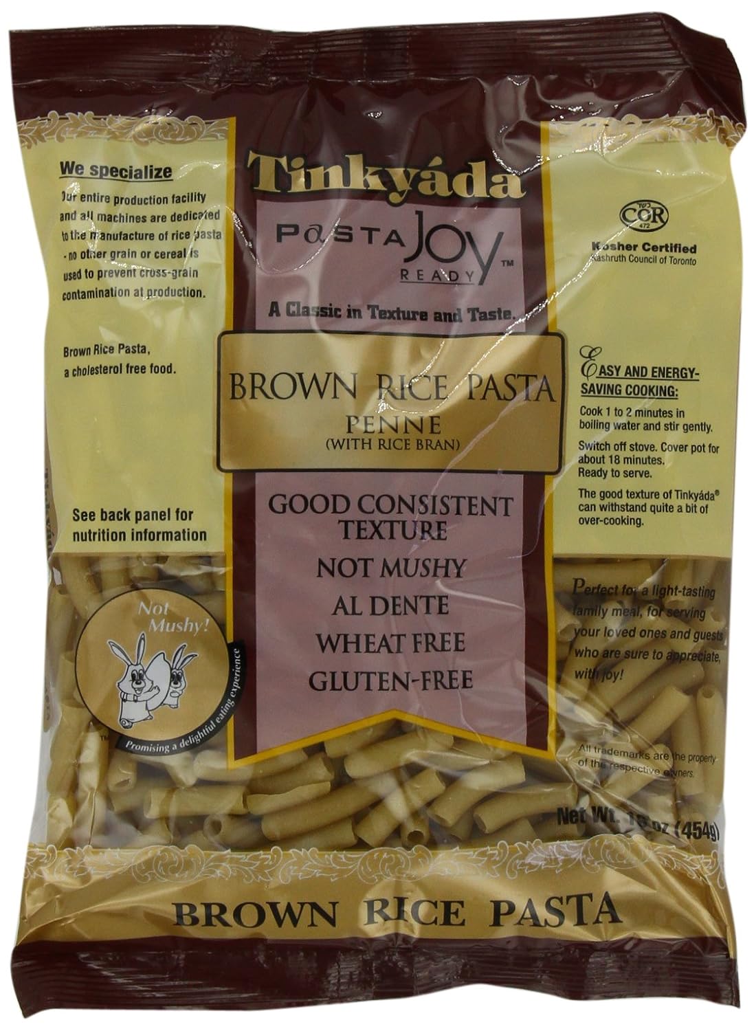 Tinkyada Brown Rice Penne Pasta