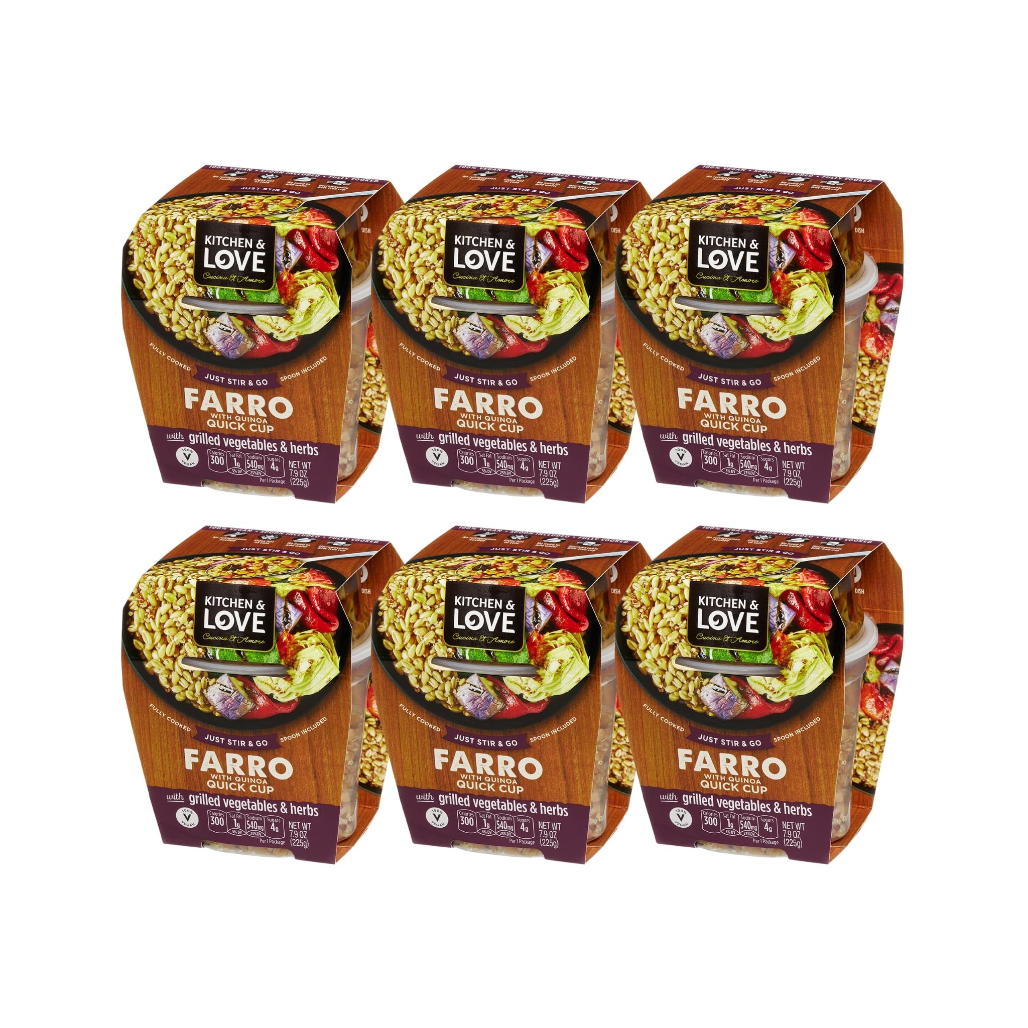 KITCHEN AND LOV (Pack of 18) Kitchen & Love Farro Meal Ground Veg Herb Seasoning 7.9 Oz