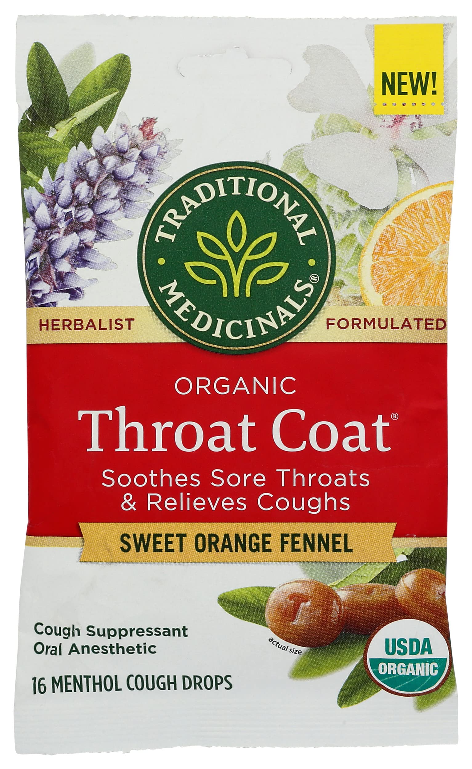 Traditional Medicinals Lozenge Sw Orange Fenn
