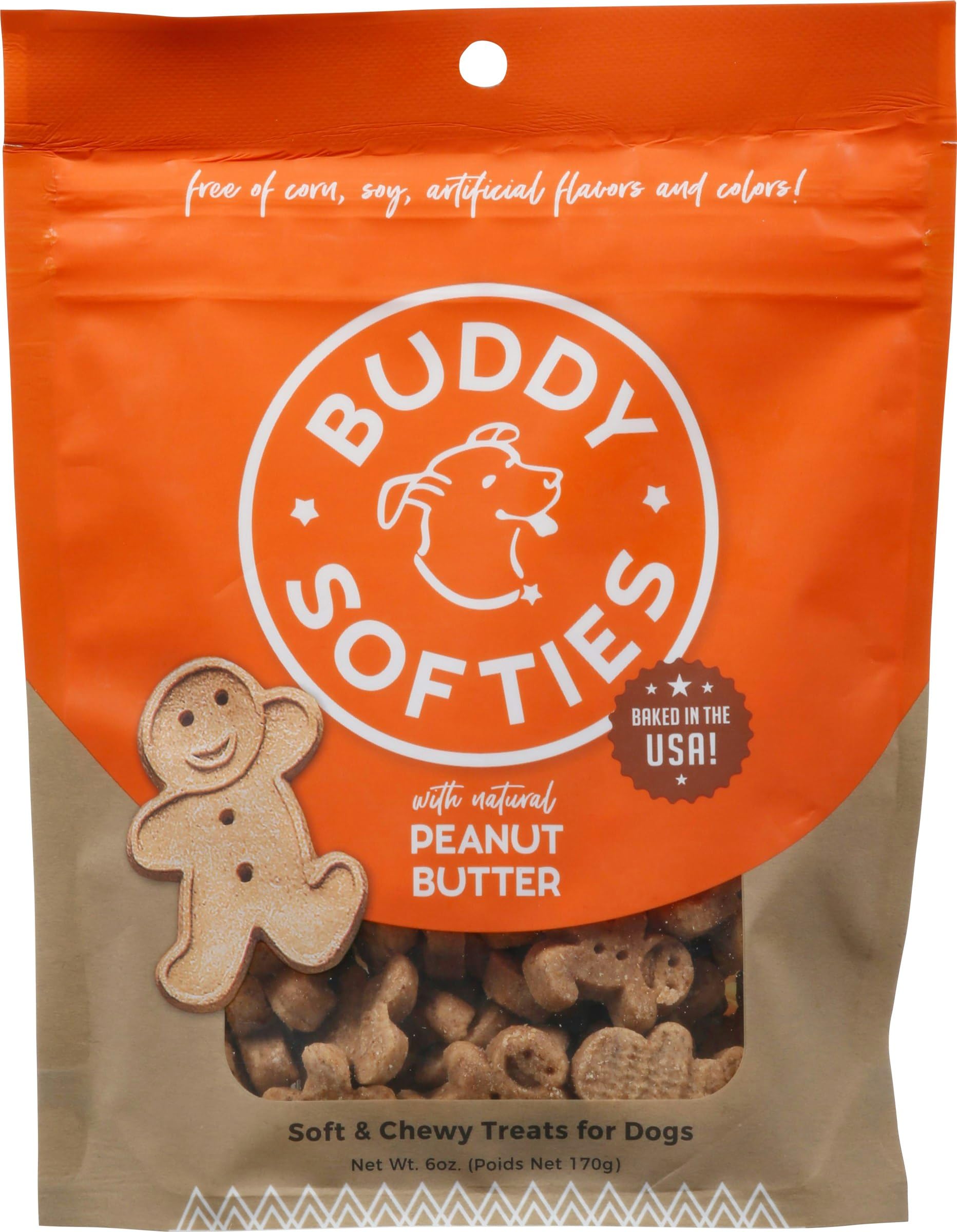 Buddy Biscuits Dog Biscuit Soft&Chewy Peanut