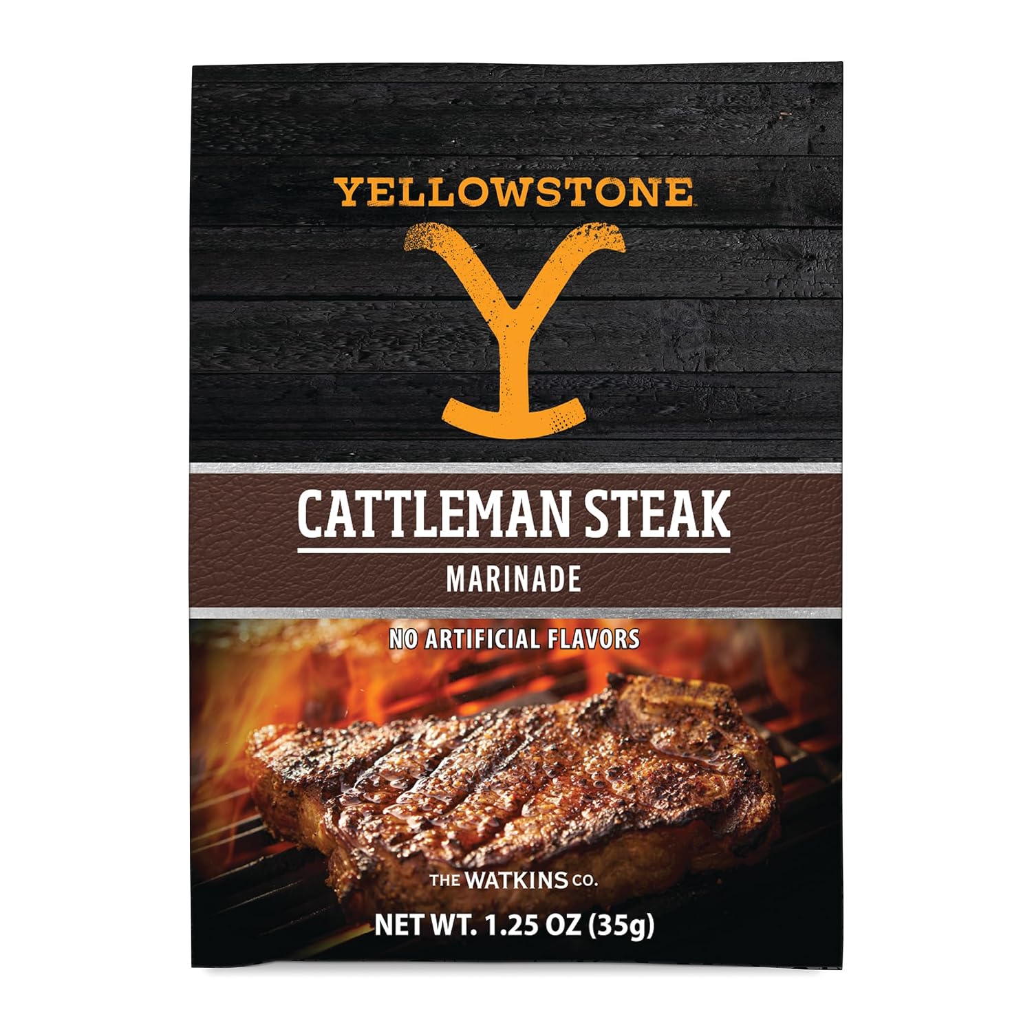 YELLOWSTONE (Pack of 36) Yellowstone Cattleman Steak Marinade 1.25 Oz