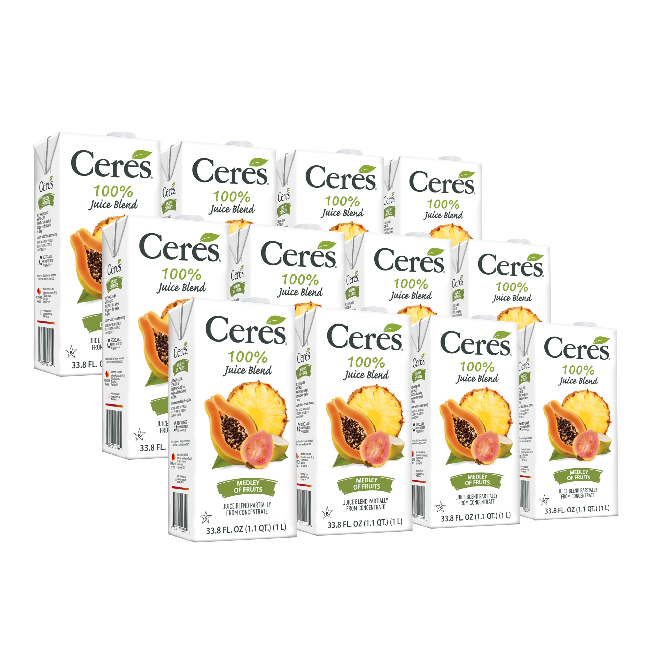Ceres Fruit Juice Blend Fruit Medley Juice