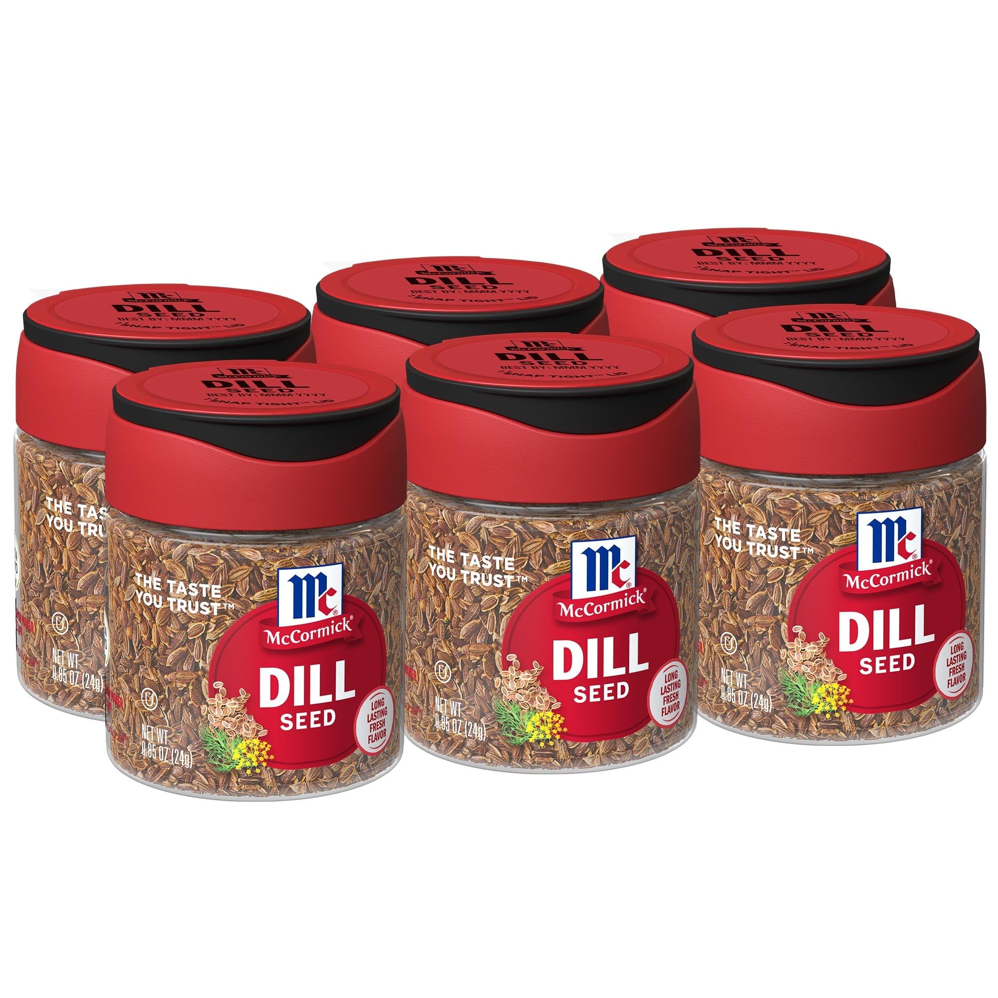 MC CORMICK (Pack of 12) McCormick Dill Seed Whole Spice Single Seasoning 0.85 Oz