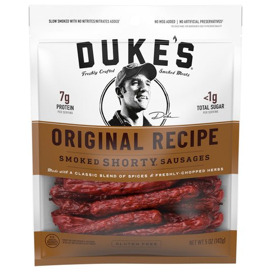 Dukes Sausage Smoked Shorty Original 5 oz (Pack Of 8)