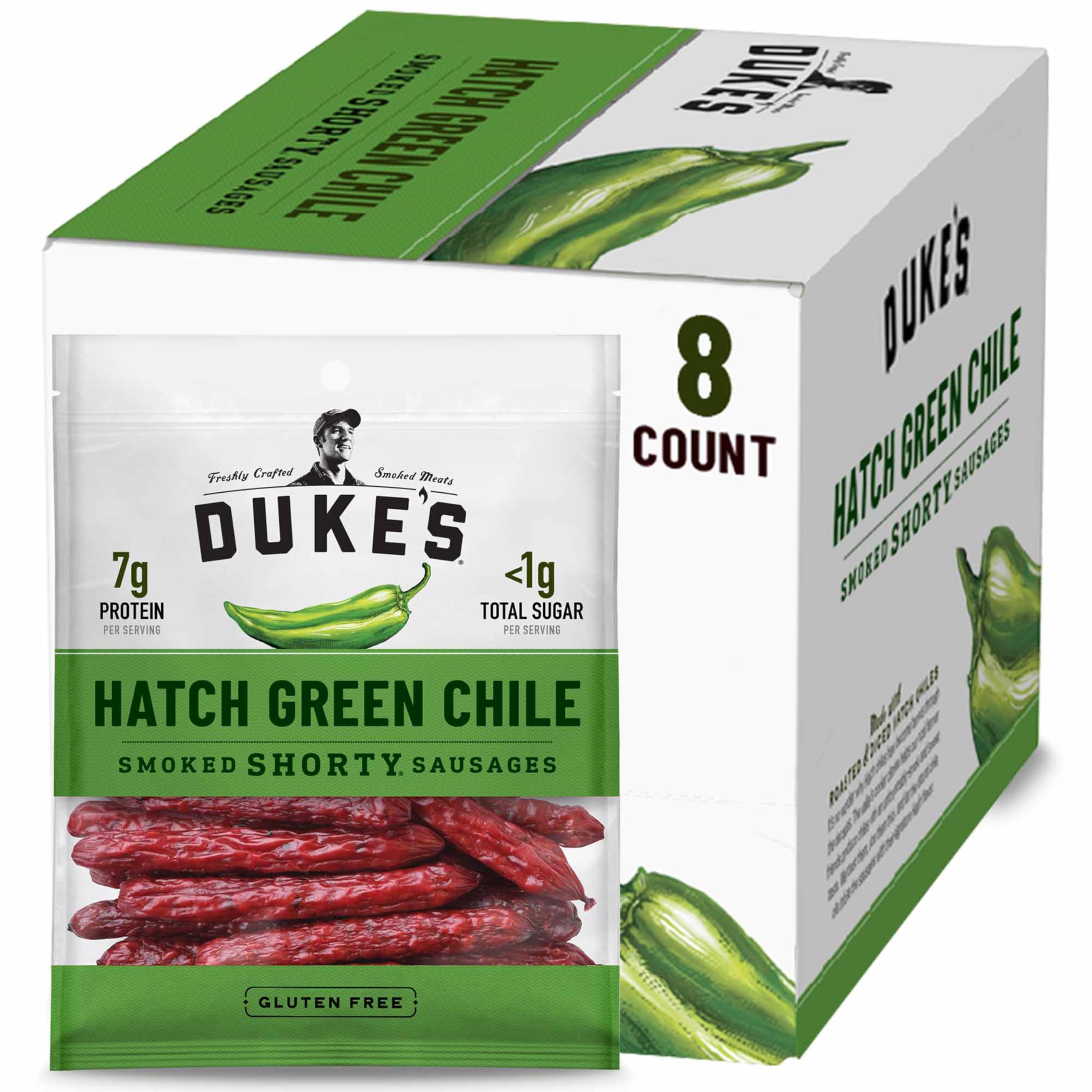 Dukes Smoked Green Chile Sausage