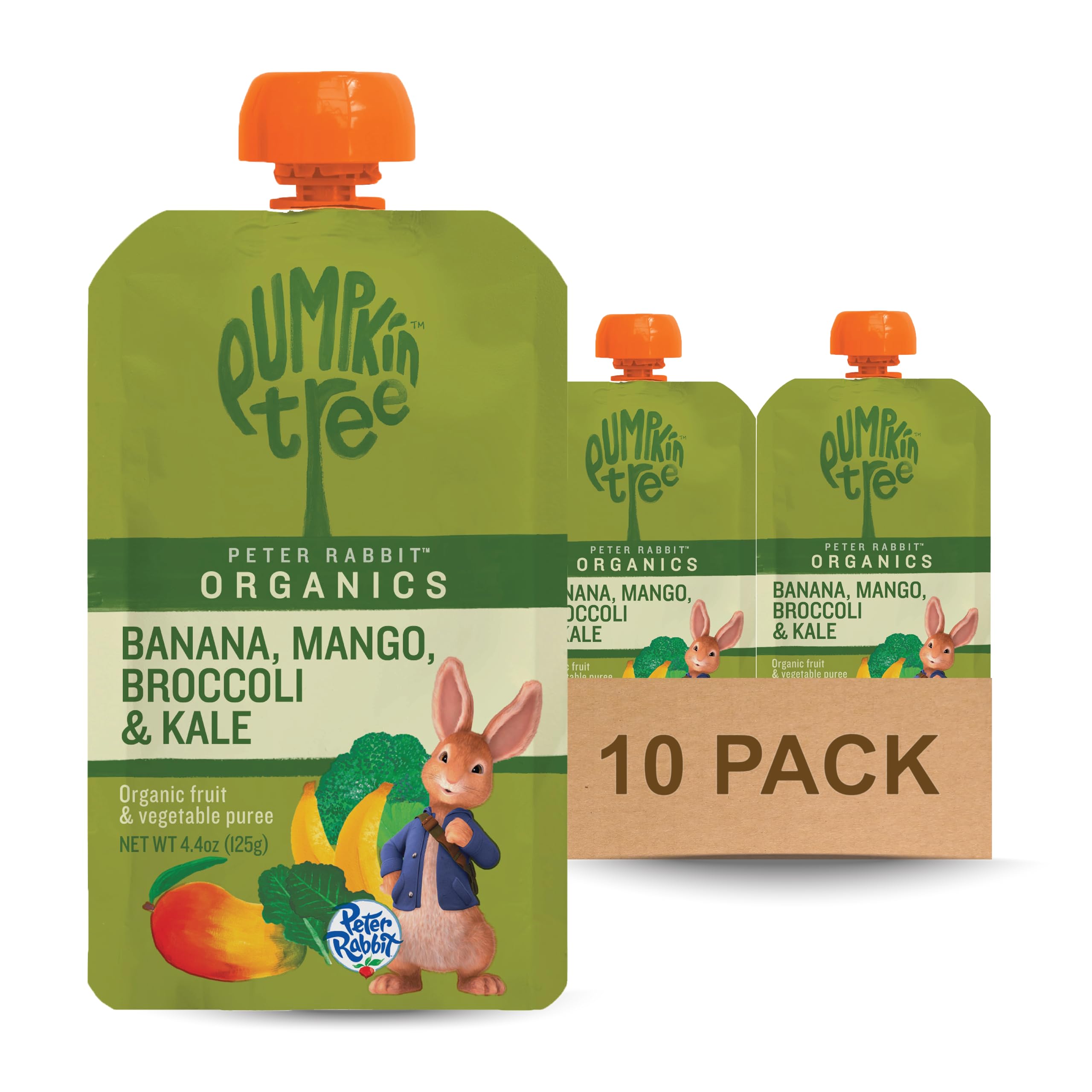 PETER RABBIT (Pack Of 20) Peter Rabbit Baby Kale Broccoli Mango 4.4 Oz