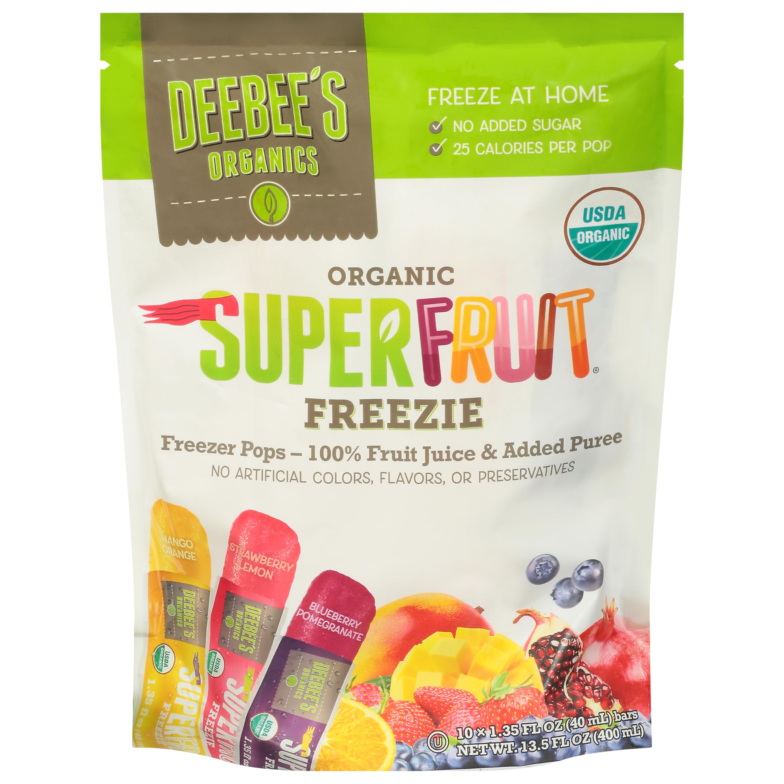 Deebees Organic DeBees Organic Fruit Pop Variety