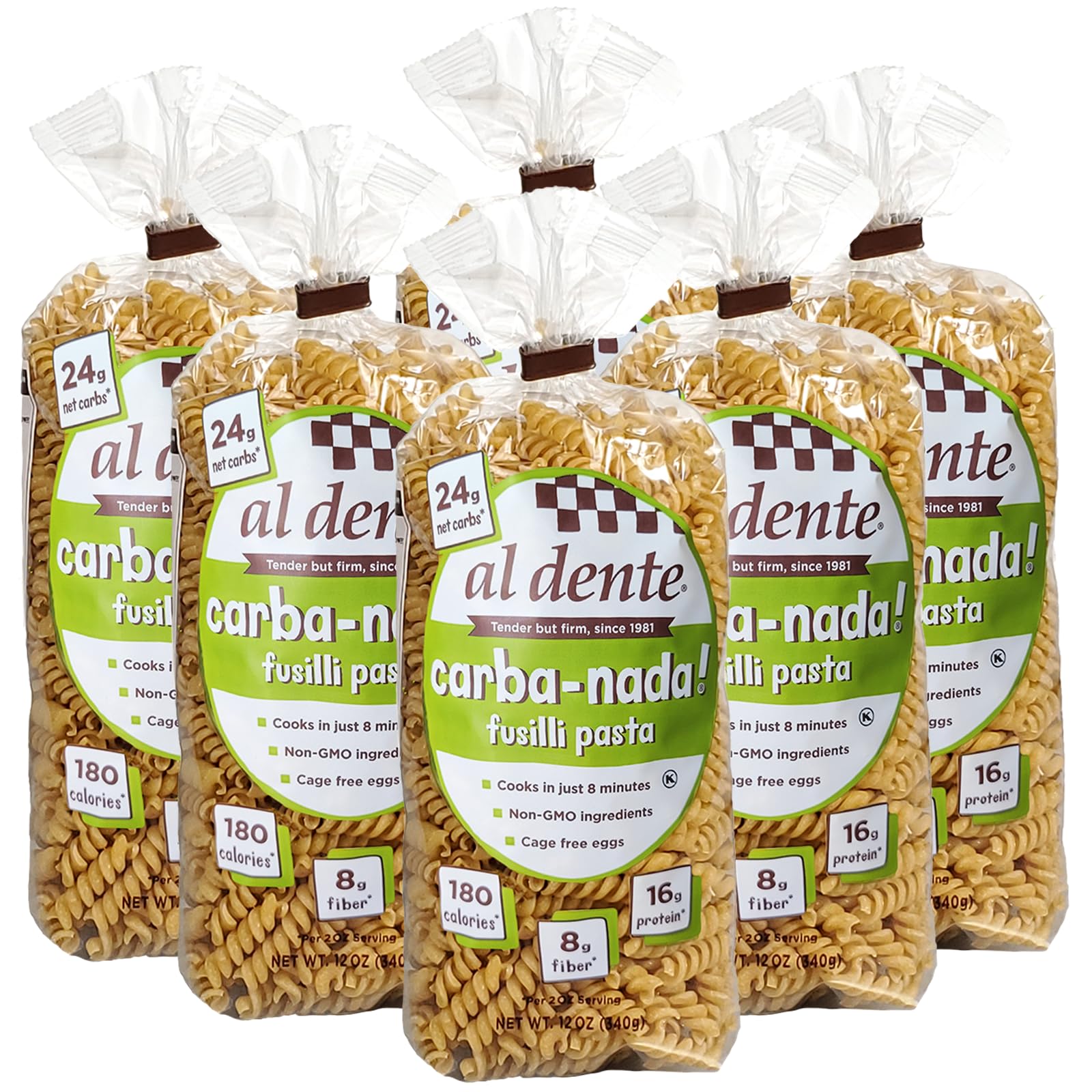 Al Dente Pasta Protein Fusilli