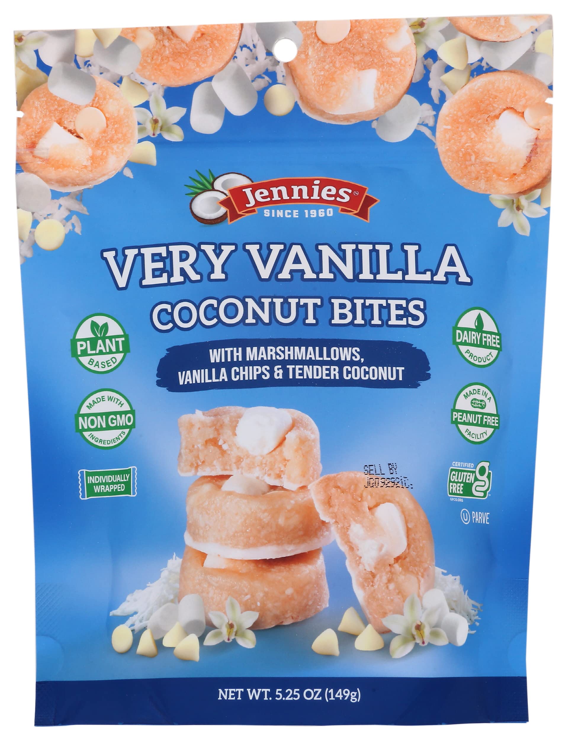 Jennies Very Vanilla Marshmallow Coconut Bites