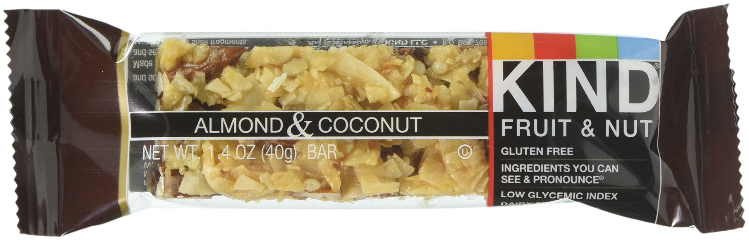 KIND (Pack of 24) Kind Fruit & Nut Almond Coconut Nutrition Bars 1.4 Oz