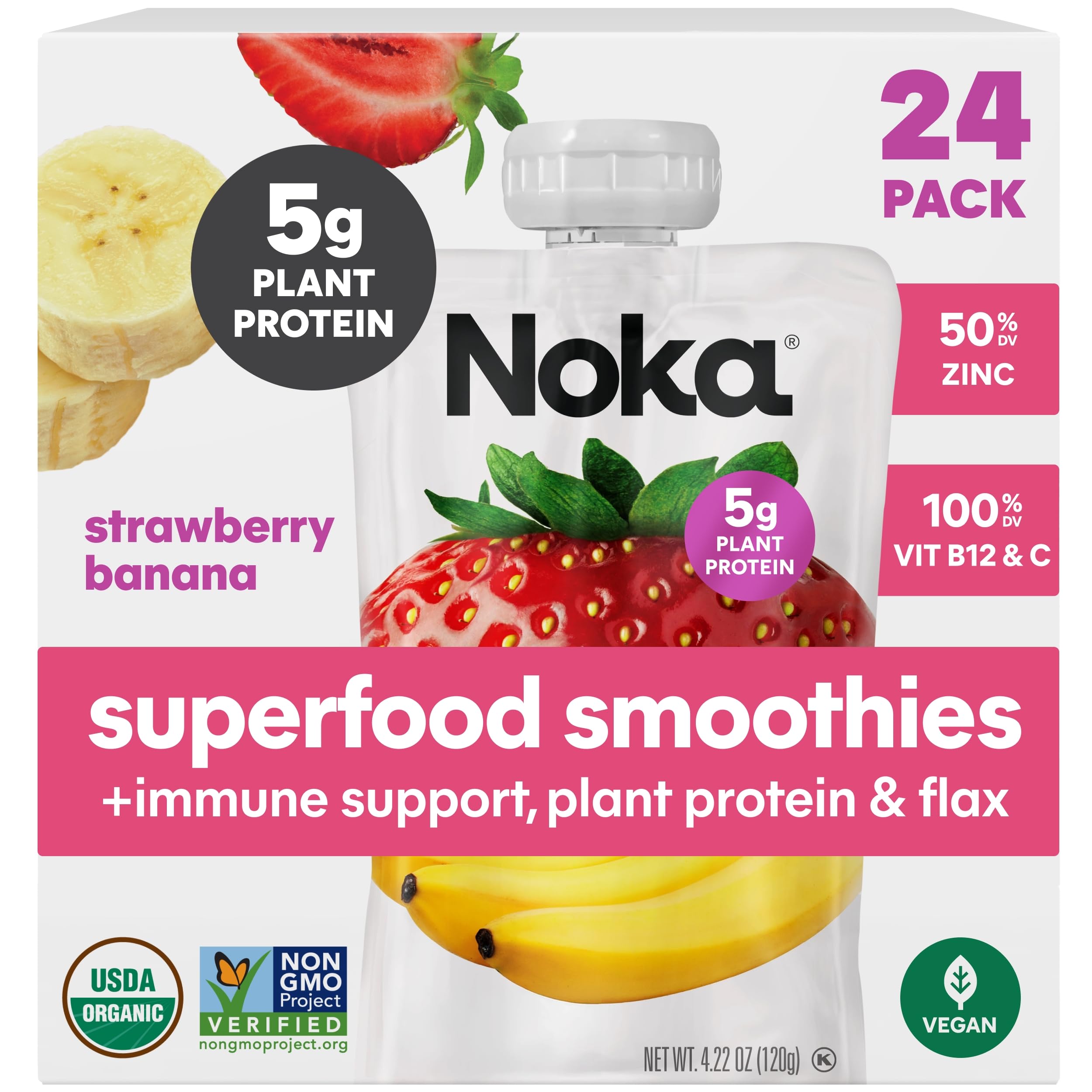 Noka Smooth Strawberry Banana