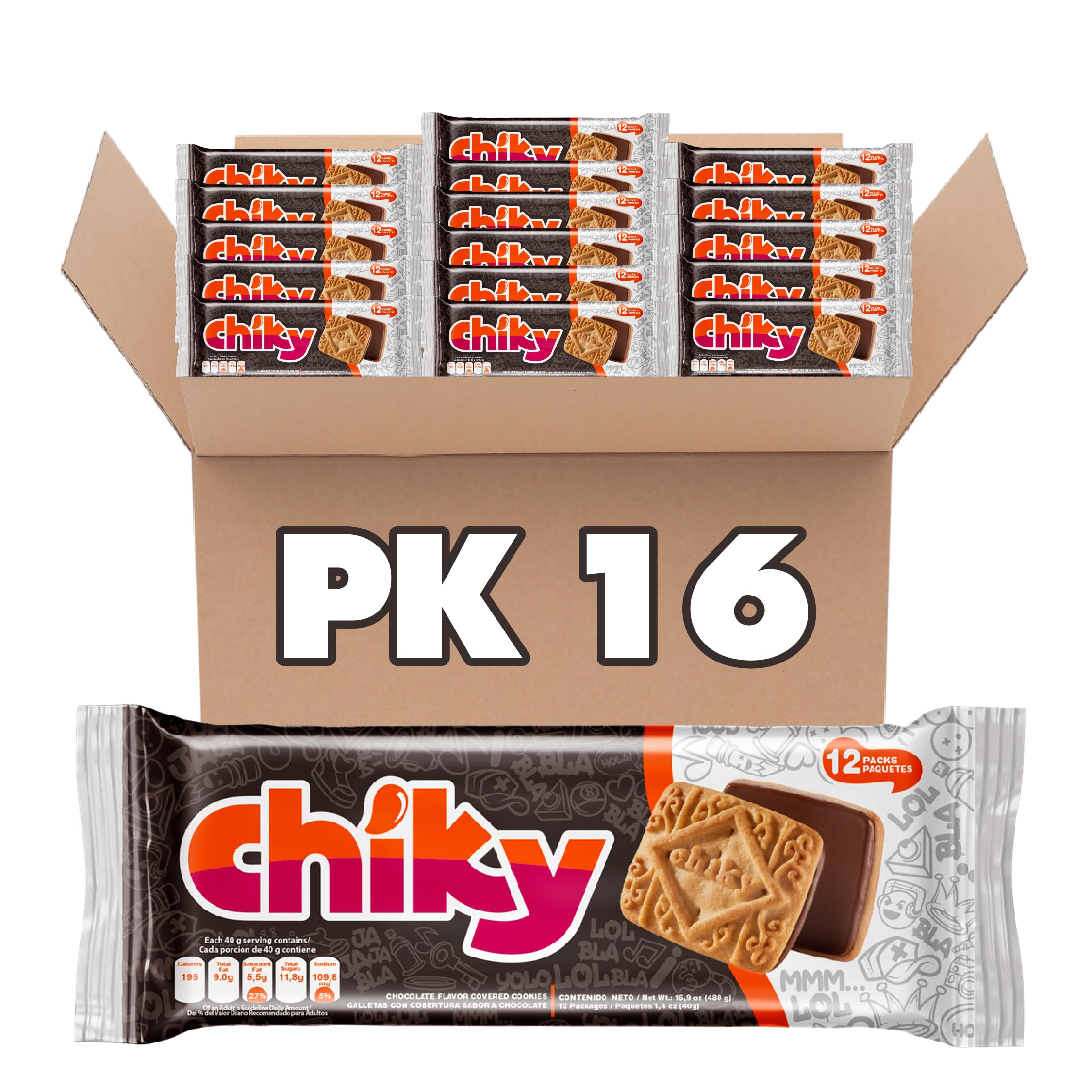 Chiky Chocolate Cookies Authentic Spanish