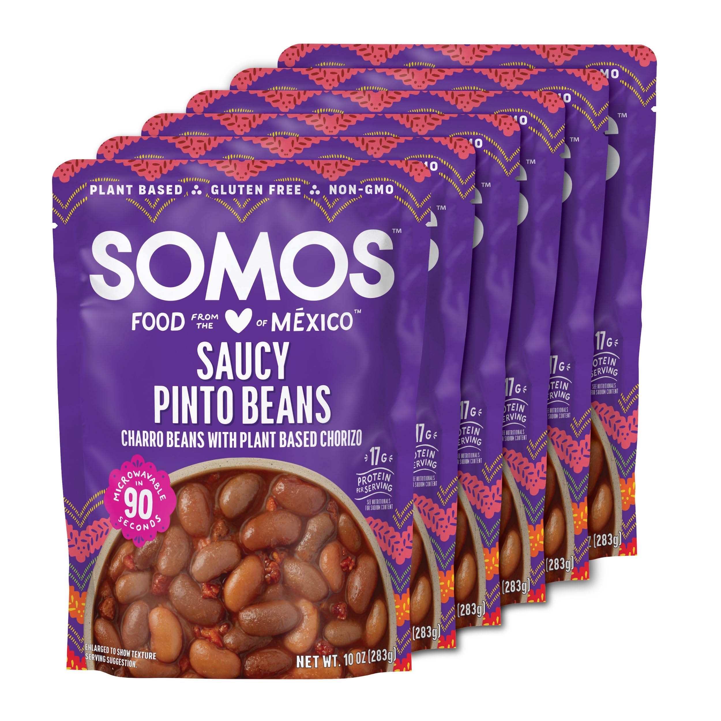 SOMOS (Pack Of 12) SOMOS Beans Pinto Saucy 10 Oz