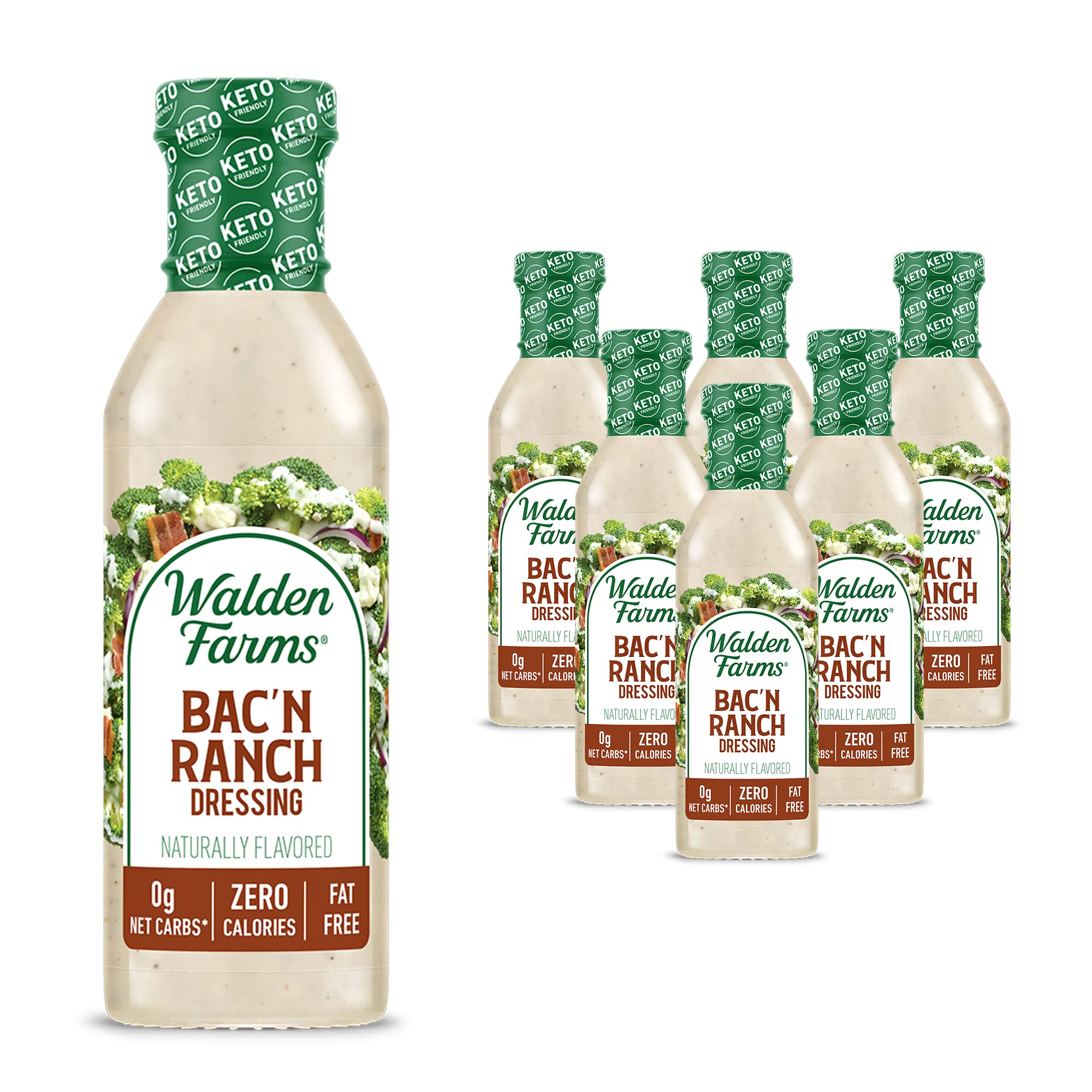 Walden Farms Bacon Ranch Dressing Creamy Dressing CF Bacon