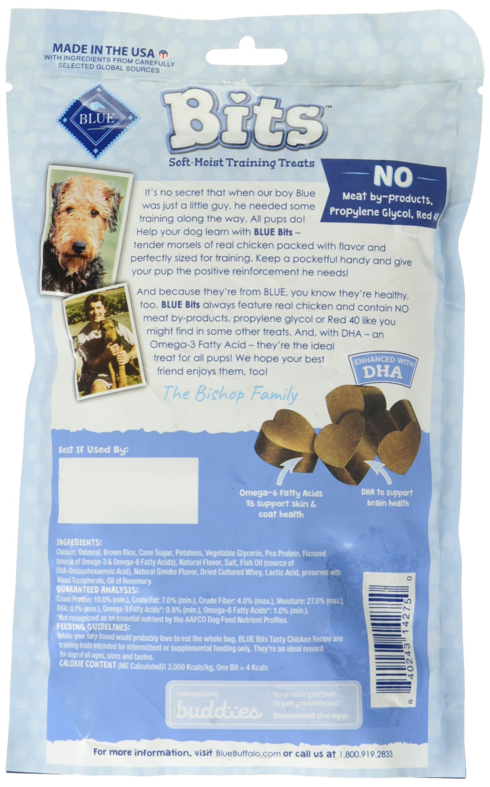 Blue Buffalo Treats Dog Chicken Bites