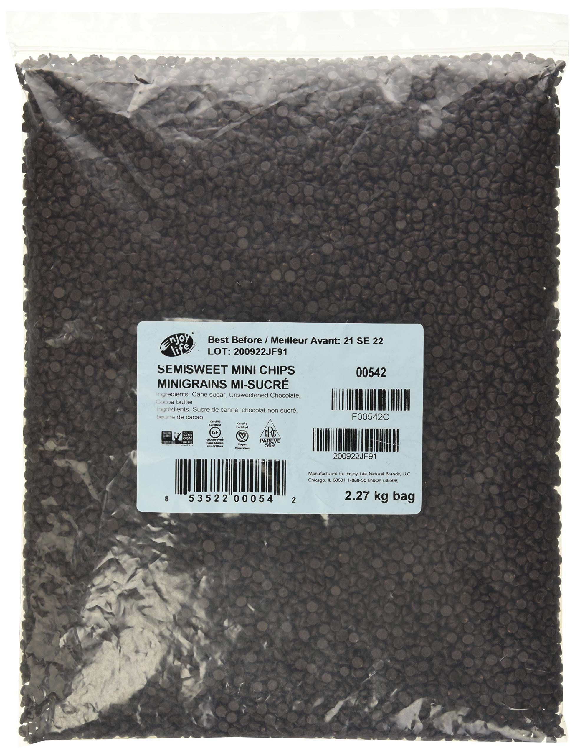 Enjoy Life Chocolate Chip Mini Semi Sweet Chocolate Bulk