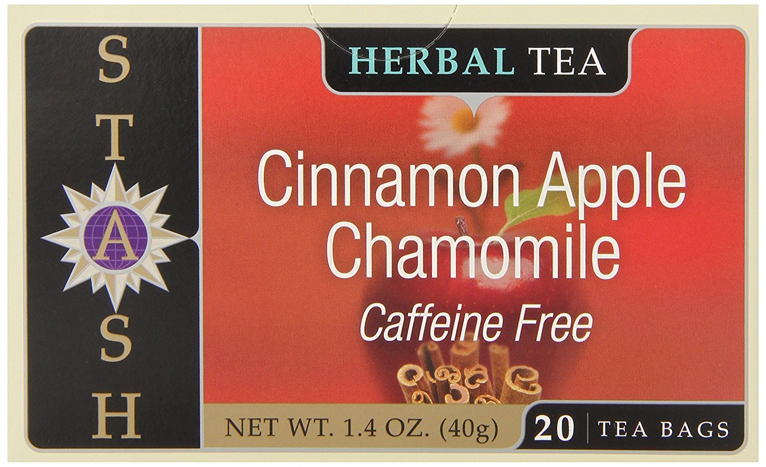 STASH TEA (Pack Of 12) Stash Tea Tea Cinnamon Apple Chamomile 20 bag