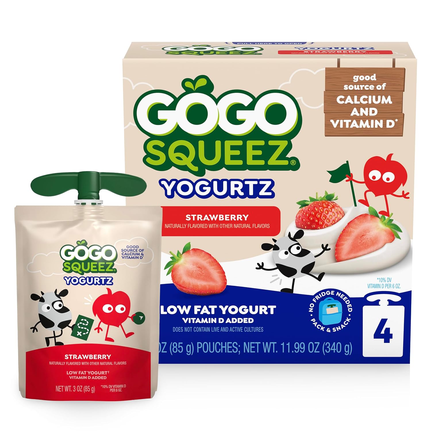 Gogo Squeez Yogurt Strawberry