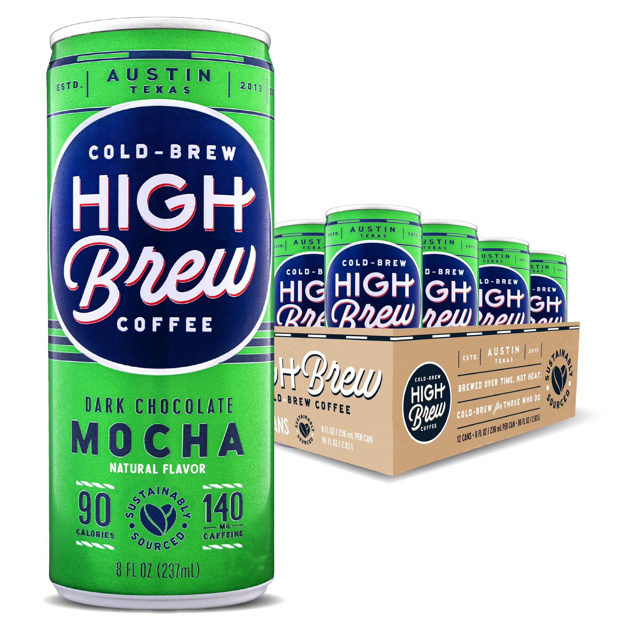 High Brew Coffee Dark Chocolate Mocha RTD Beverage