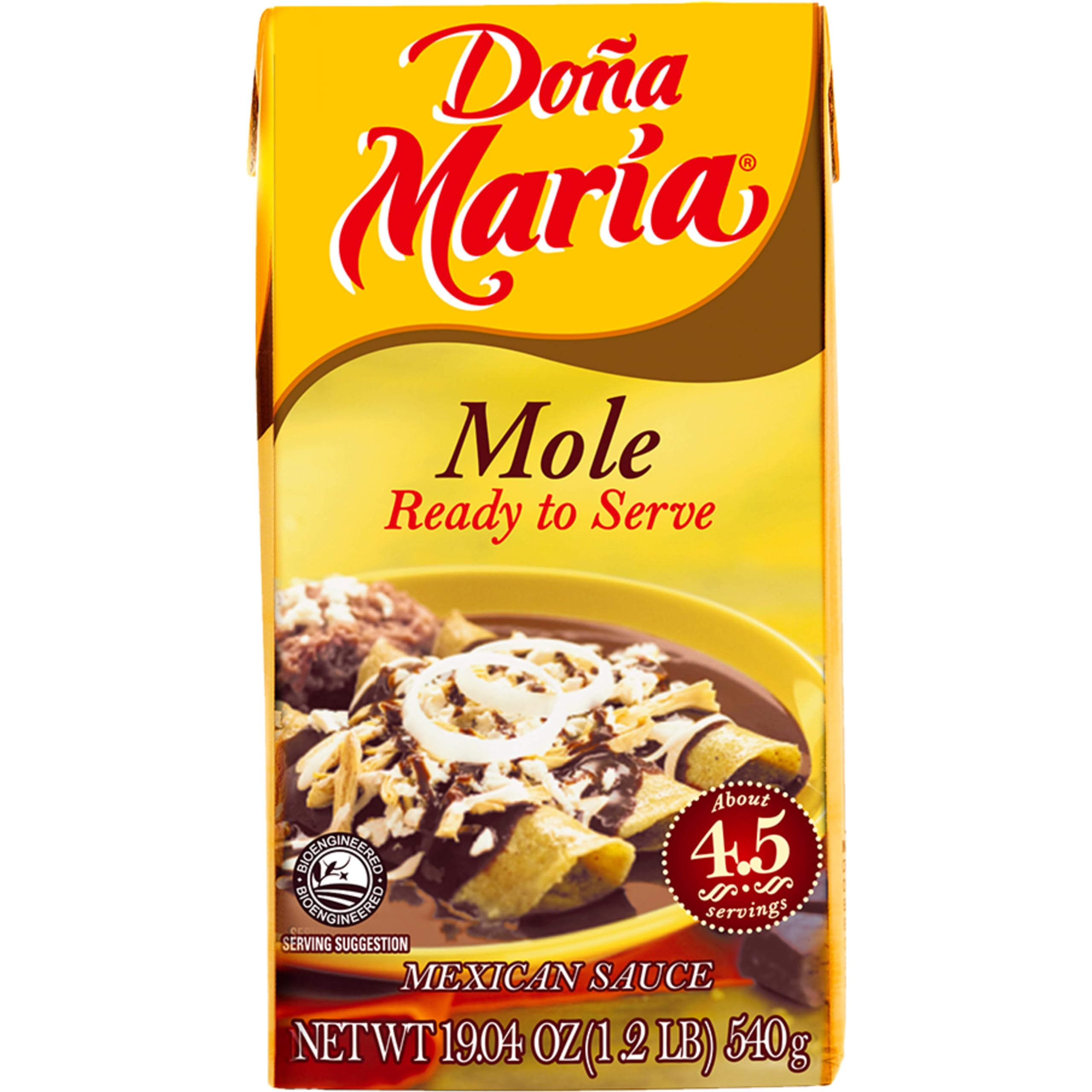 Dona Maria Mole Sauce Ready to Simmer Authentic Mexican Sim