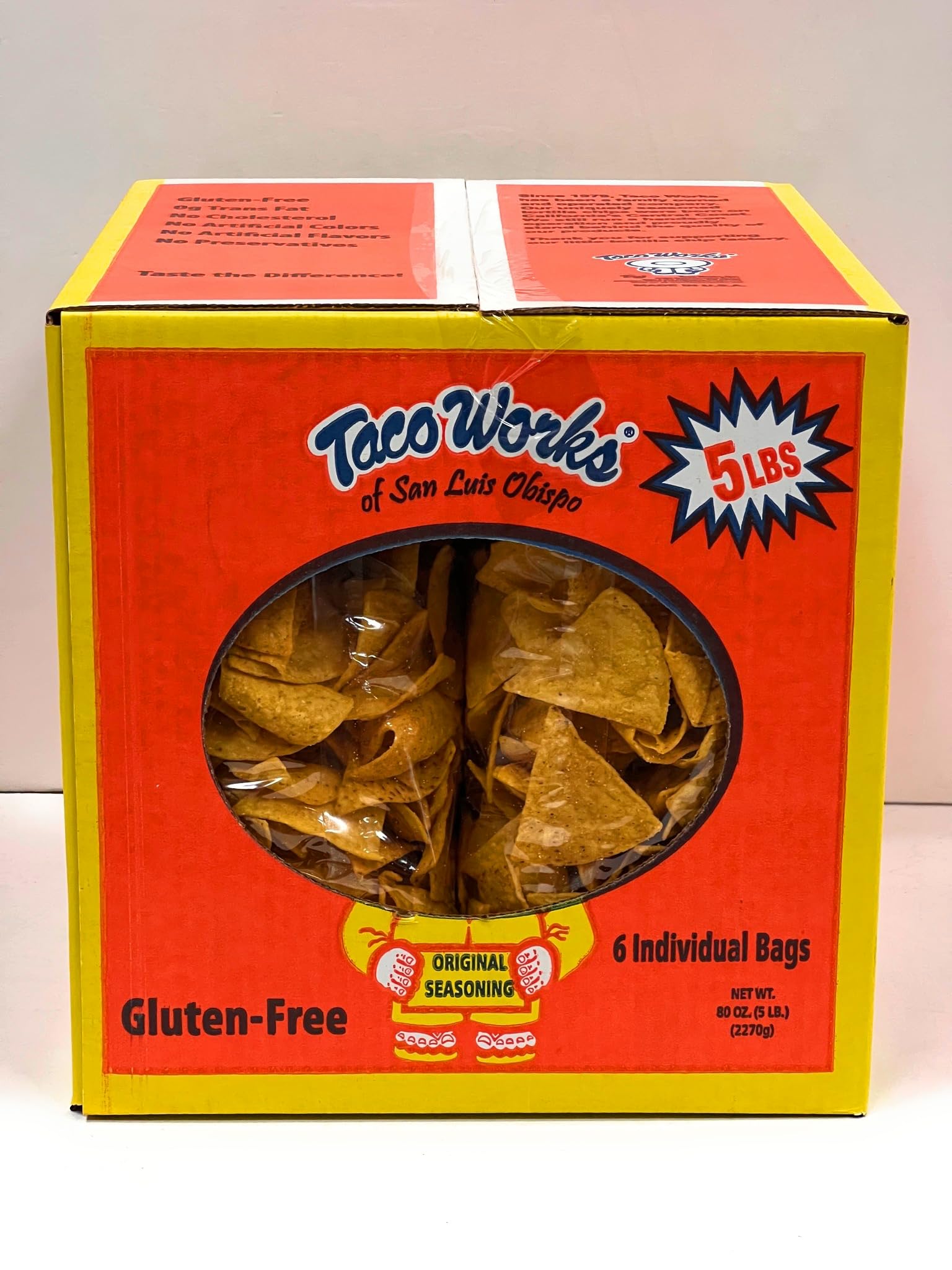 TACO WORKS (Pack of 4) Taco Works Original Tortilla Chips Tortilla Chips 80 Oz