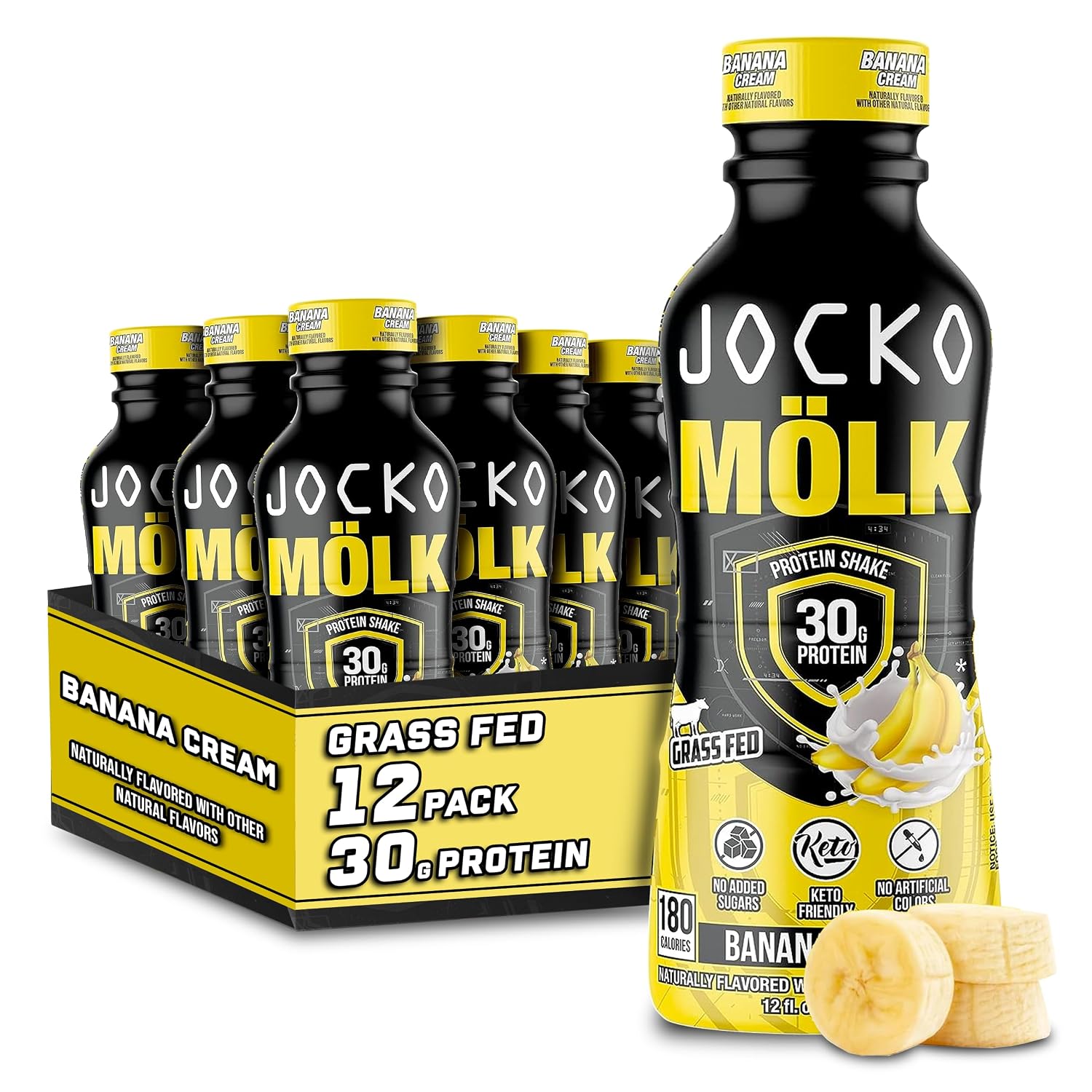 Jocko Fuel JOCKO Molk Protein Ready To Drink Banana Cream