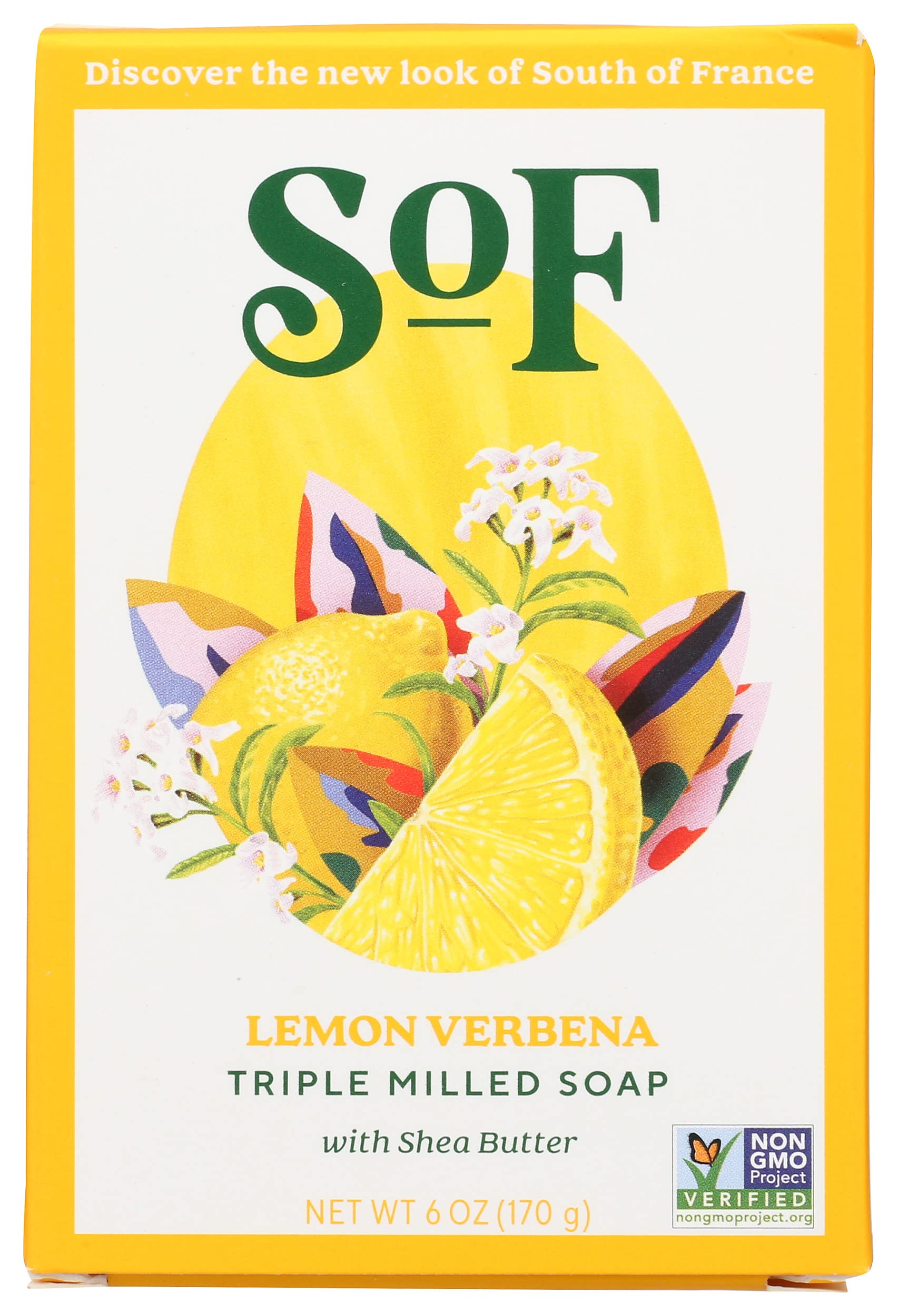 SOUTH OF FRANCE (Pack of 18) South of France Lemon Verbena Bar Soap 6 Oz