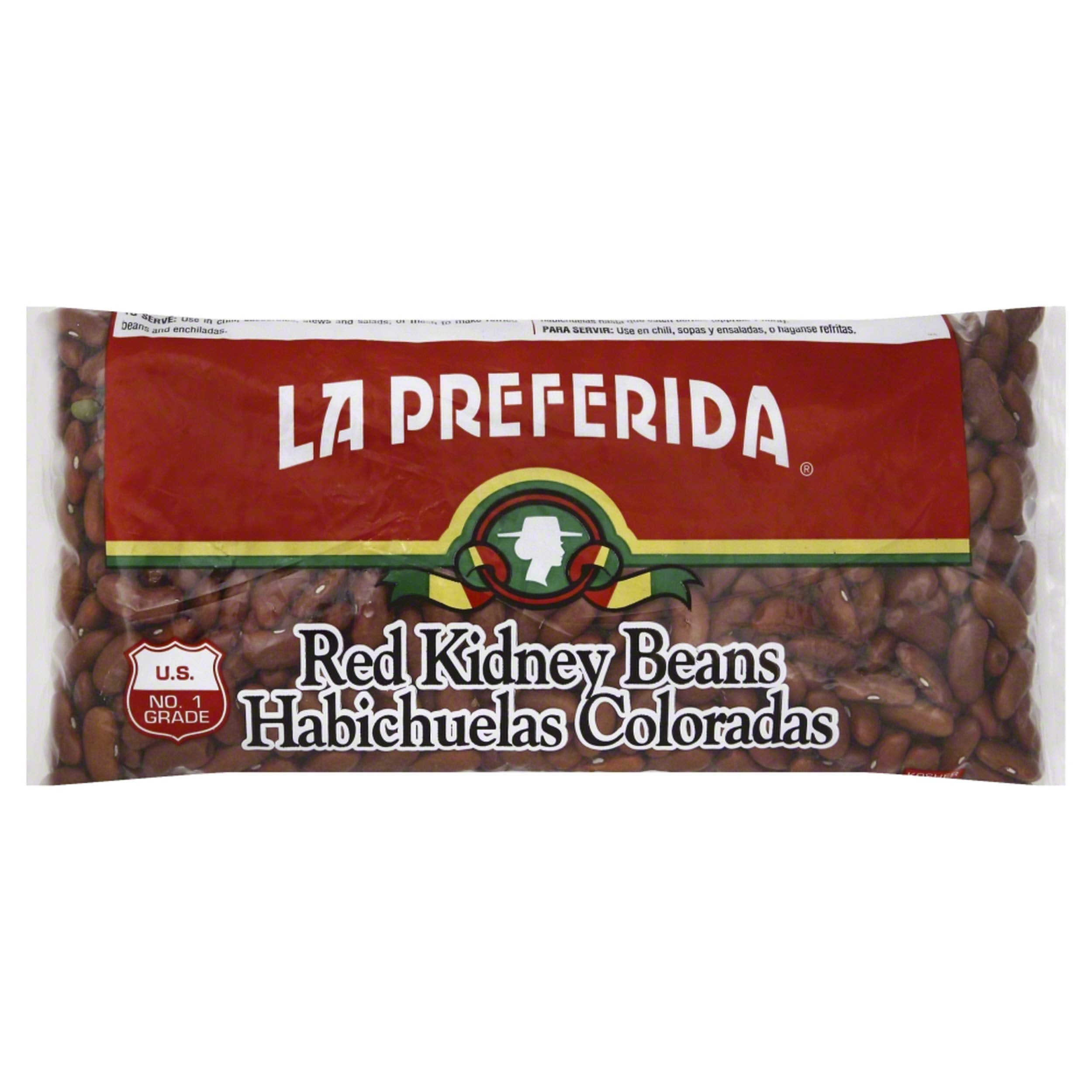 La Preferida Red Kidney Beans Authentic Mexican Natural Groce