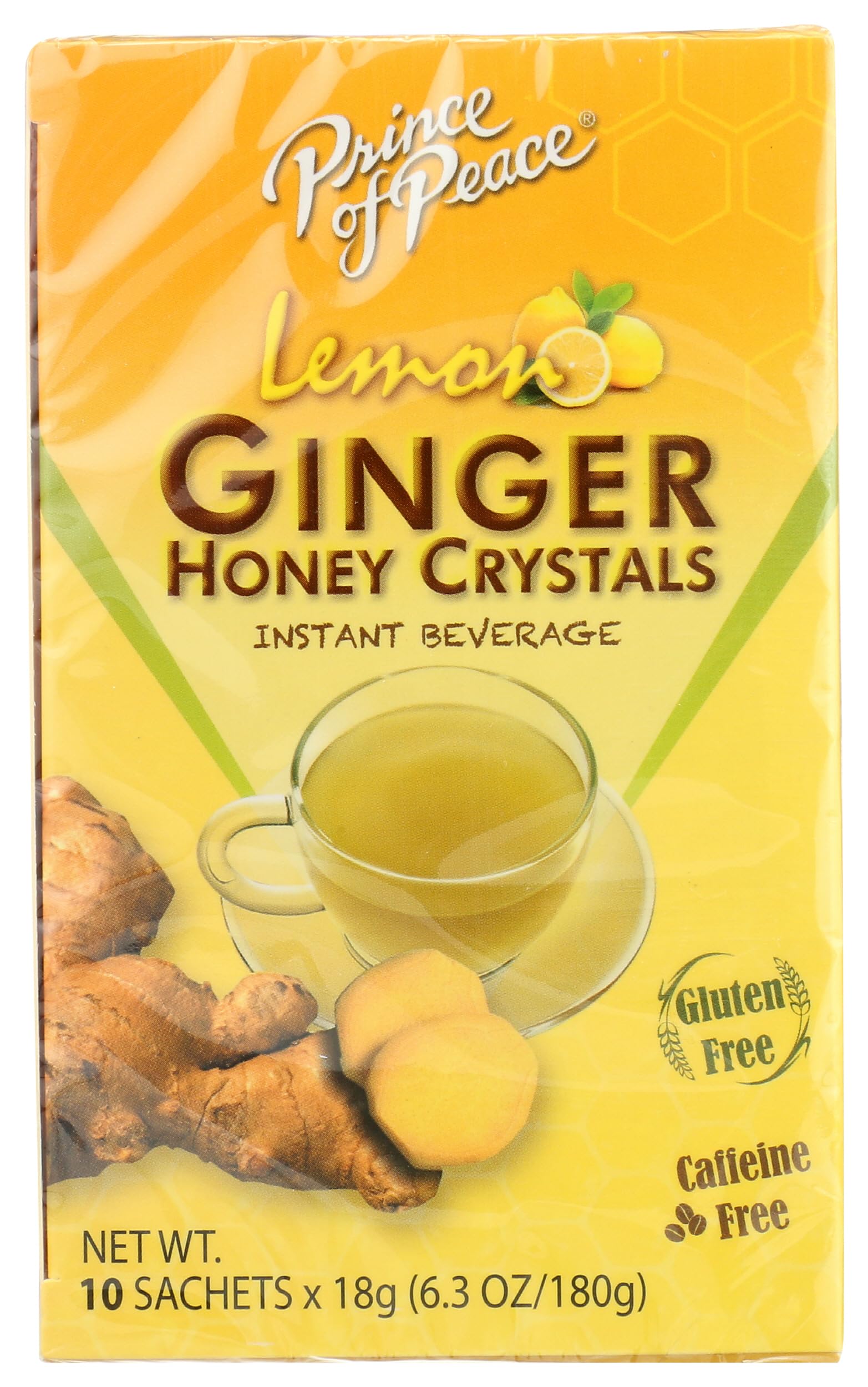 Prince Of Peace Tea Ginger Honey Lemon Crystal 10 bag