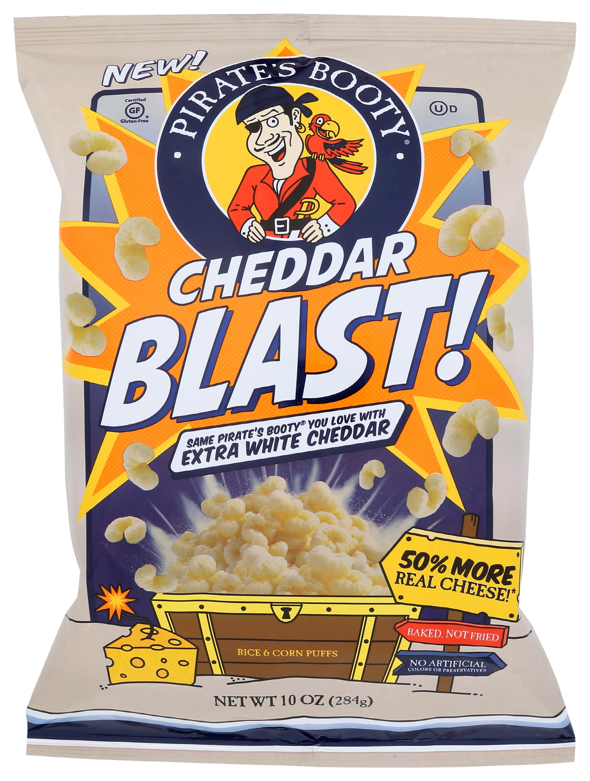 Pirate Brands Puffs Cheddar Blast