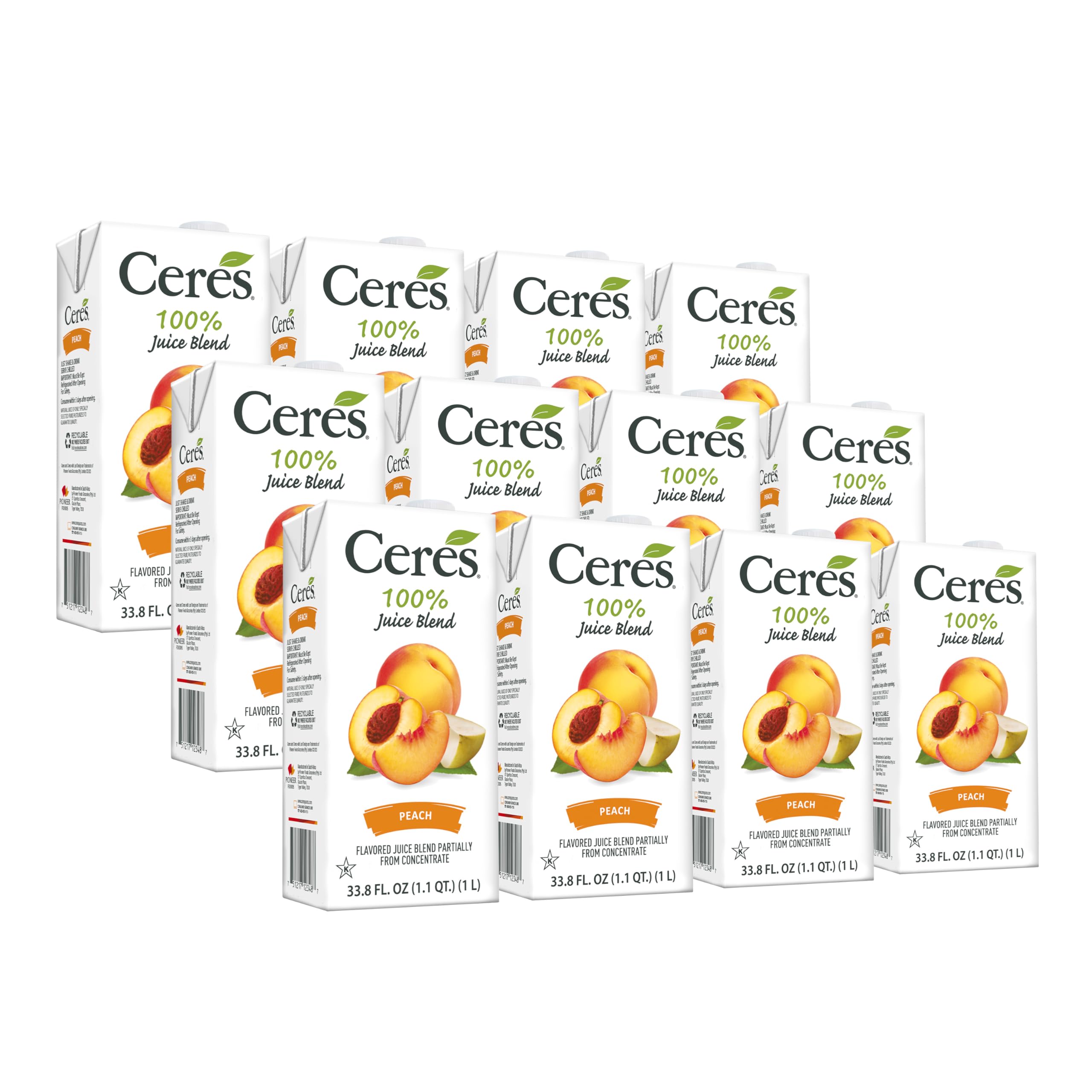 Ceres Peach Fruit Juice Blend