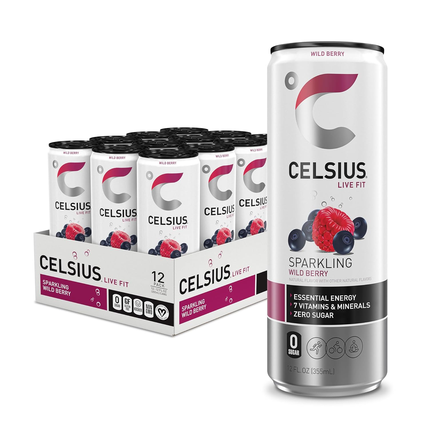 Celsius Energy Drink Sparkling Berry