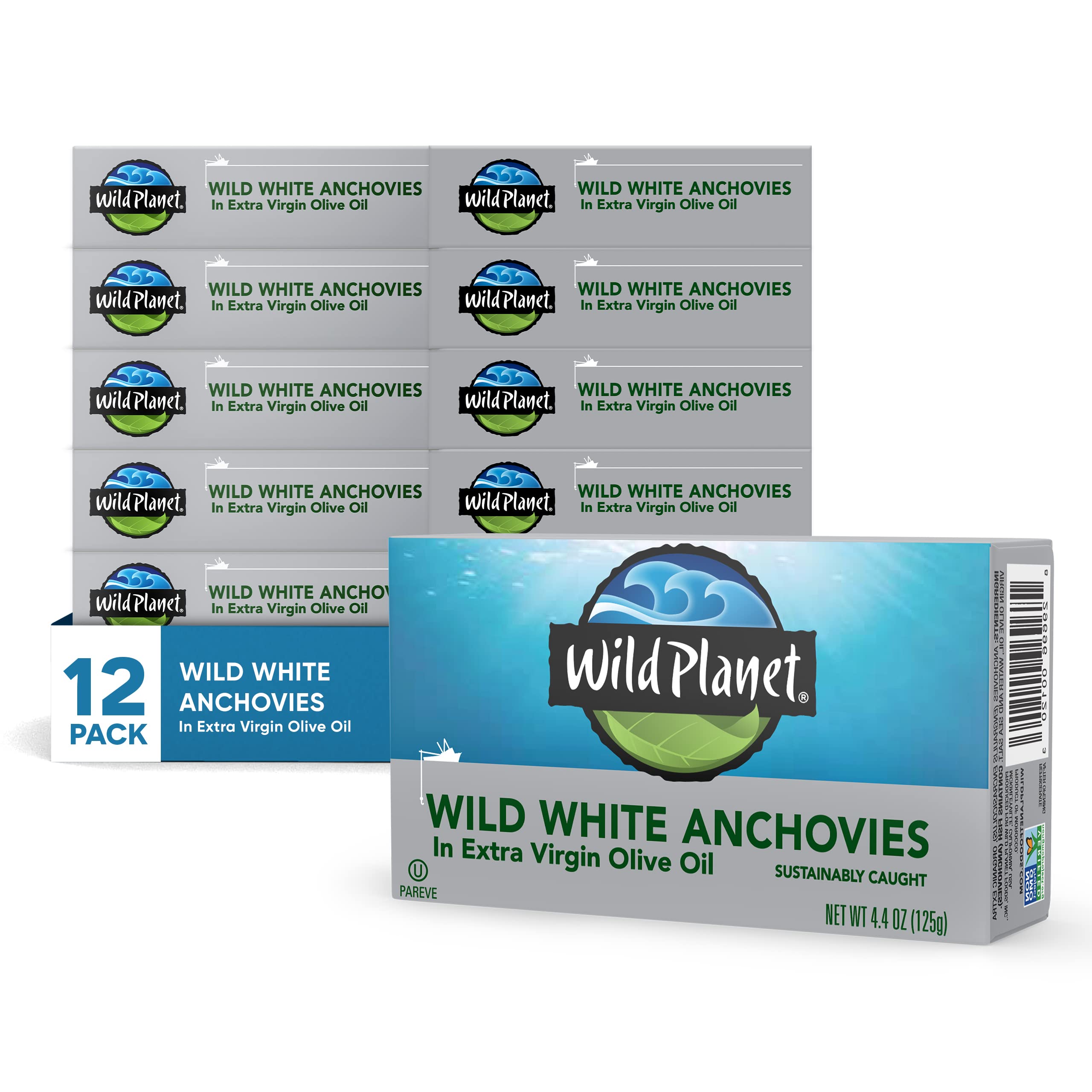 Wild Planet Anchovy White with Evoo Seafood