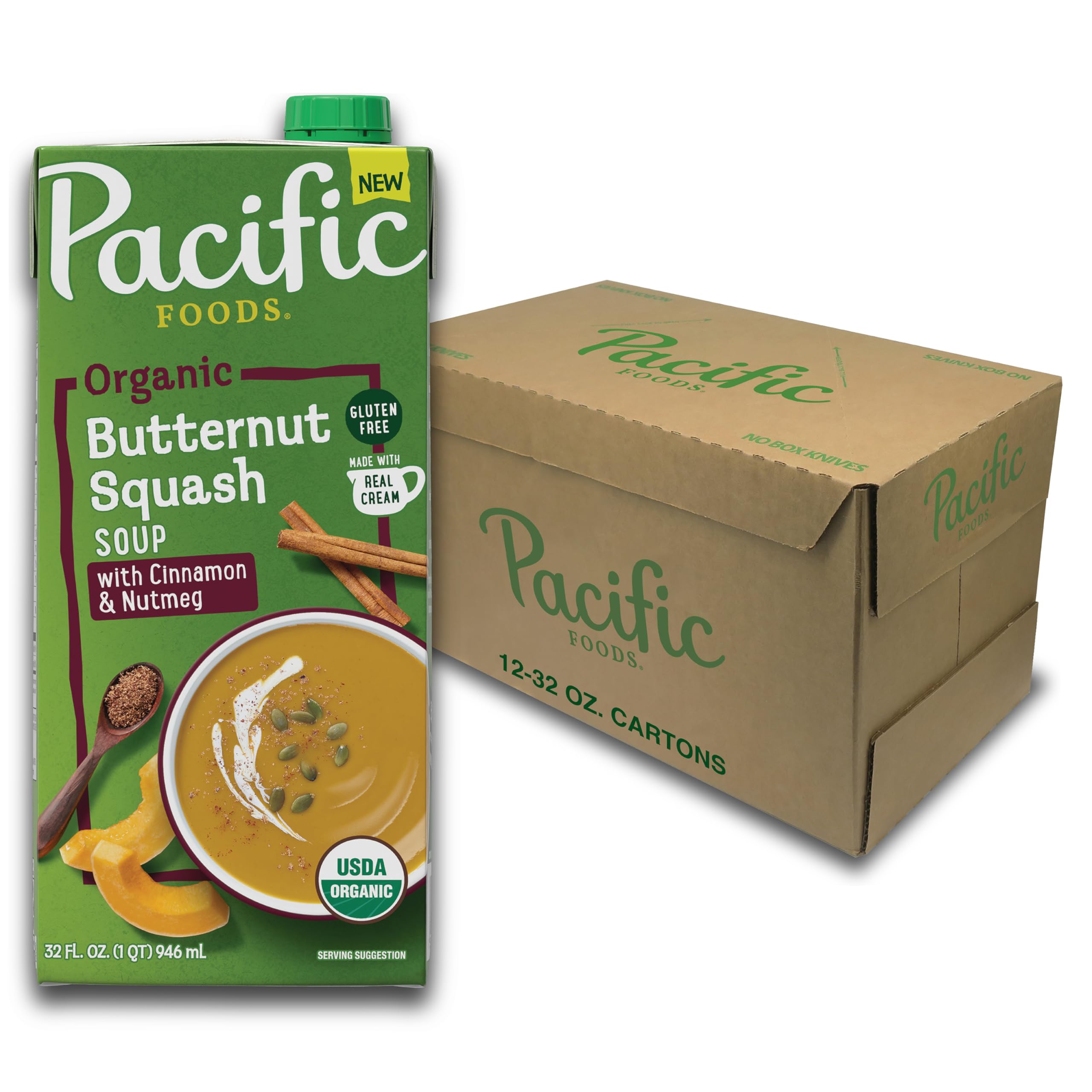 Pacific Foods Organic Butternut Squash Soup Ready to Eat