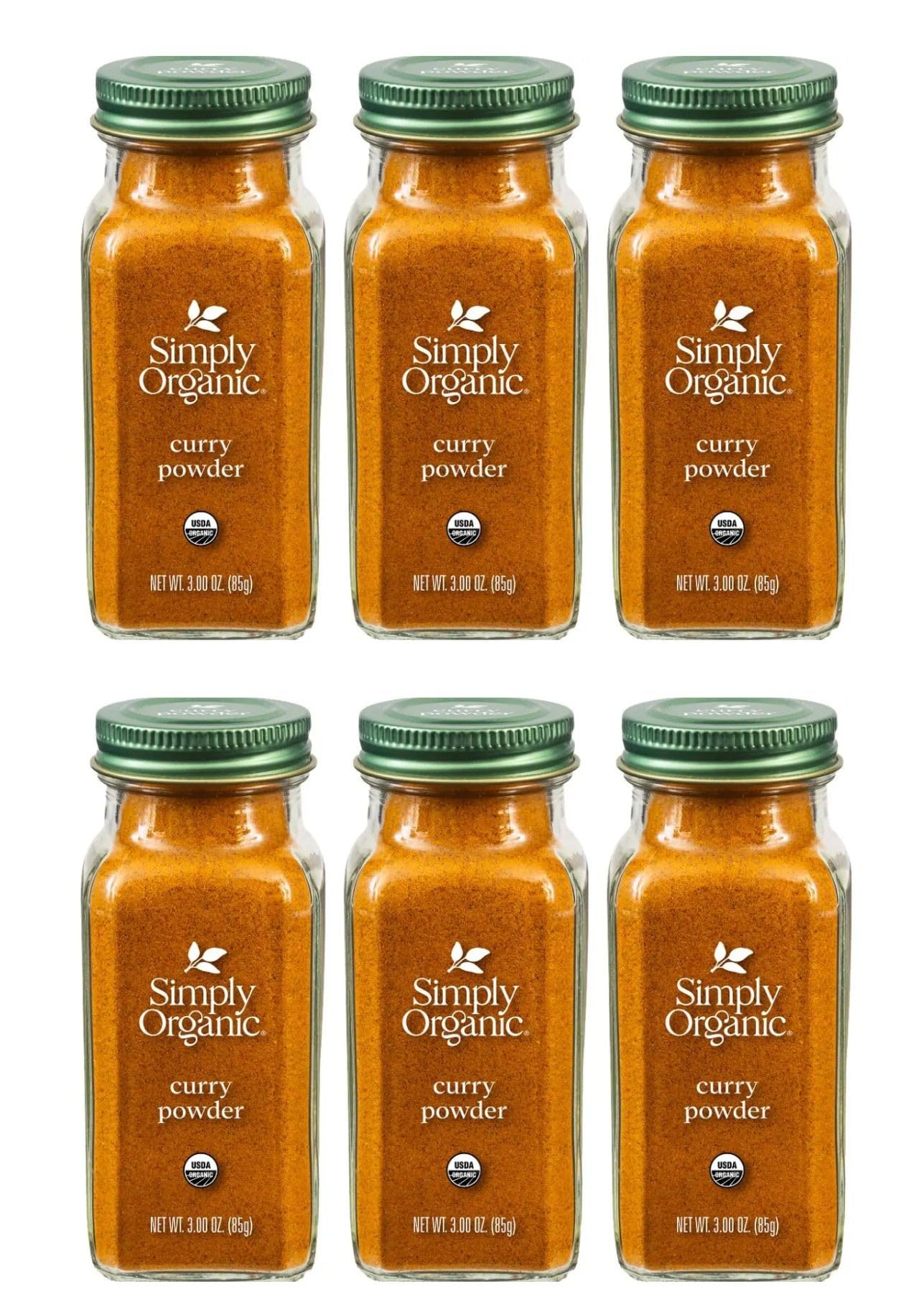 Simply Organic Unsweetened Seasoning Curry Powder Spice Single
