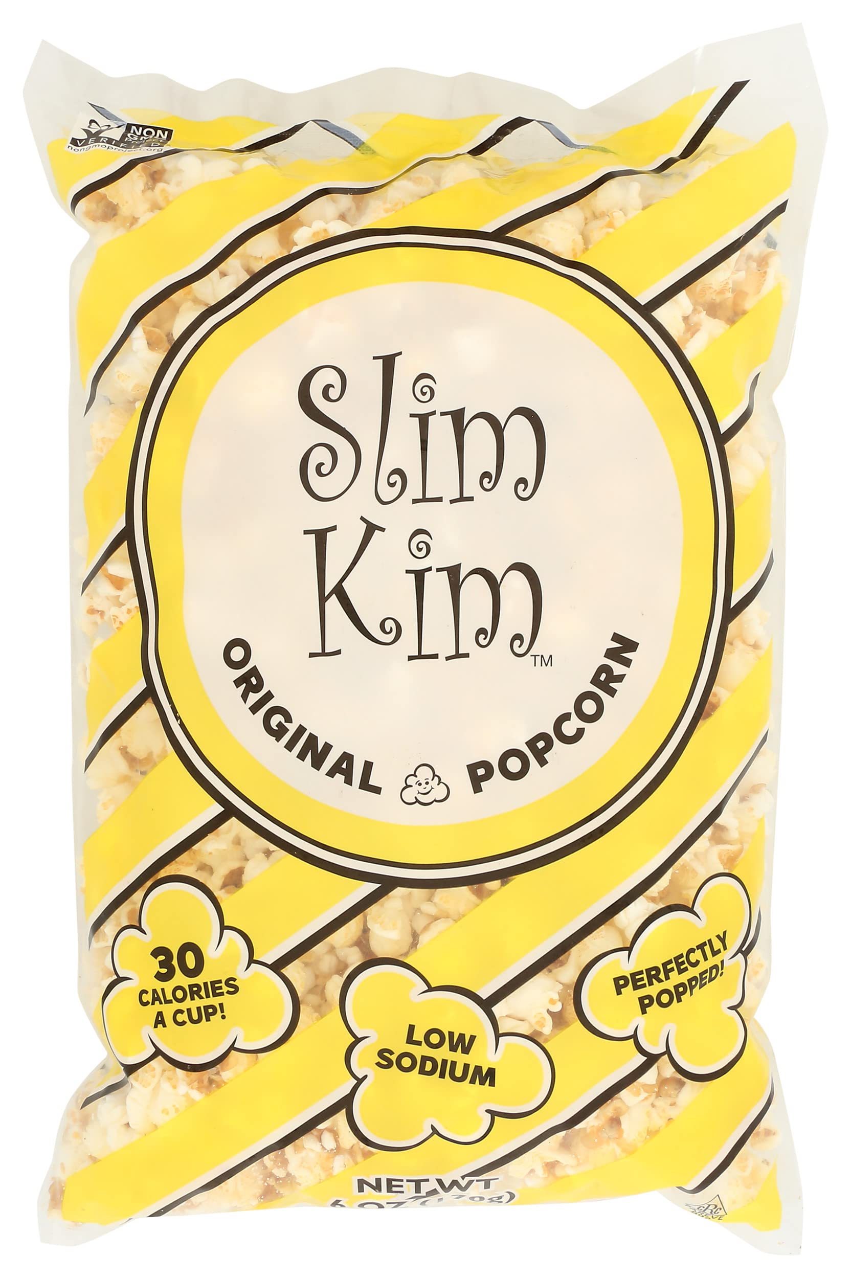 Slim Kim Plain Popcorn RTE Snack Popcorn
