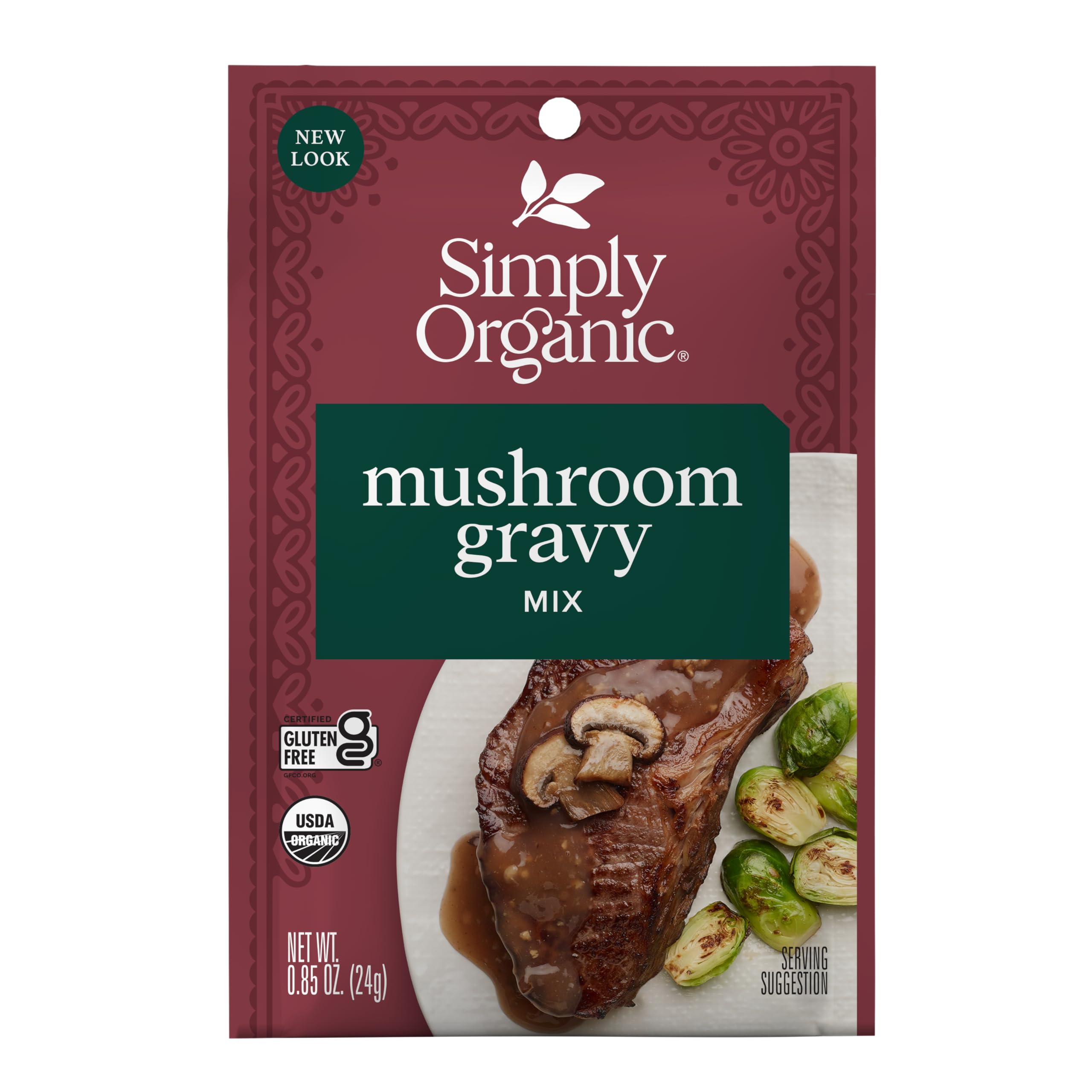SIMPLY ORGANIC (Pack of 36) Simply Organic Mix Spice Blend Sce Wild Mushroom 0.9 Oz