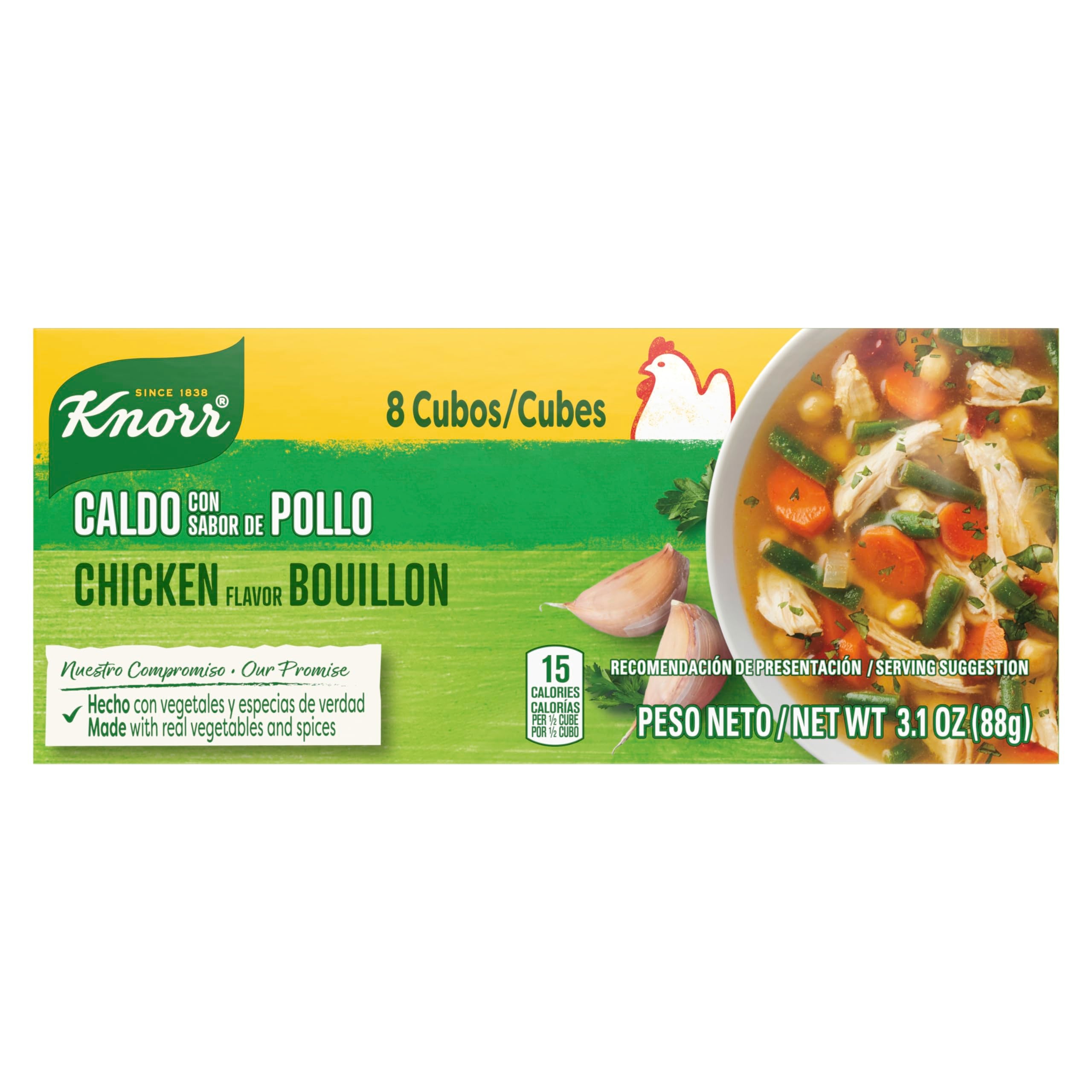 Knorr Chicken Bouillon Cube HSP Mexican Style 8 Count