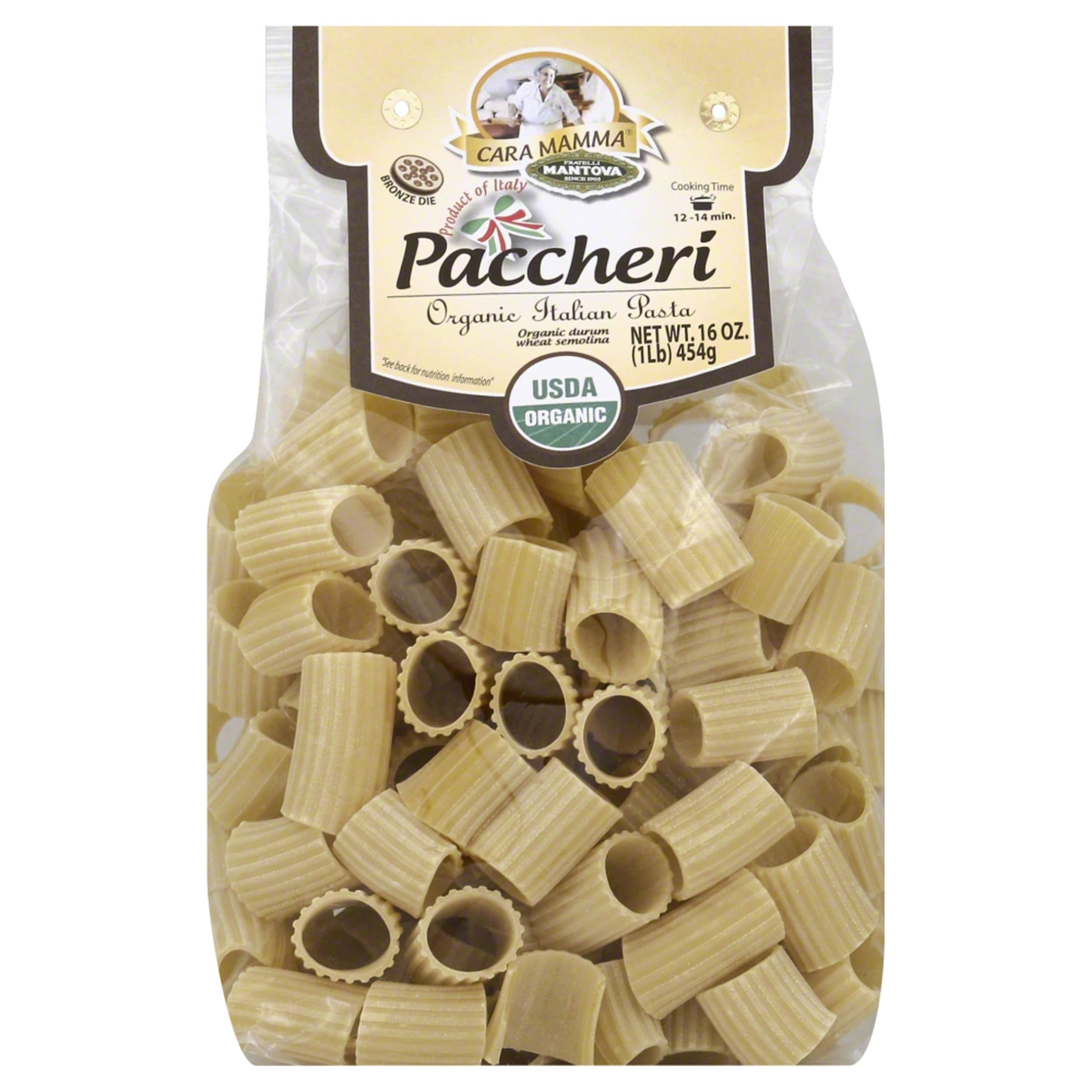 Mantova Pasta Paccheri Organic