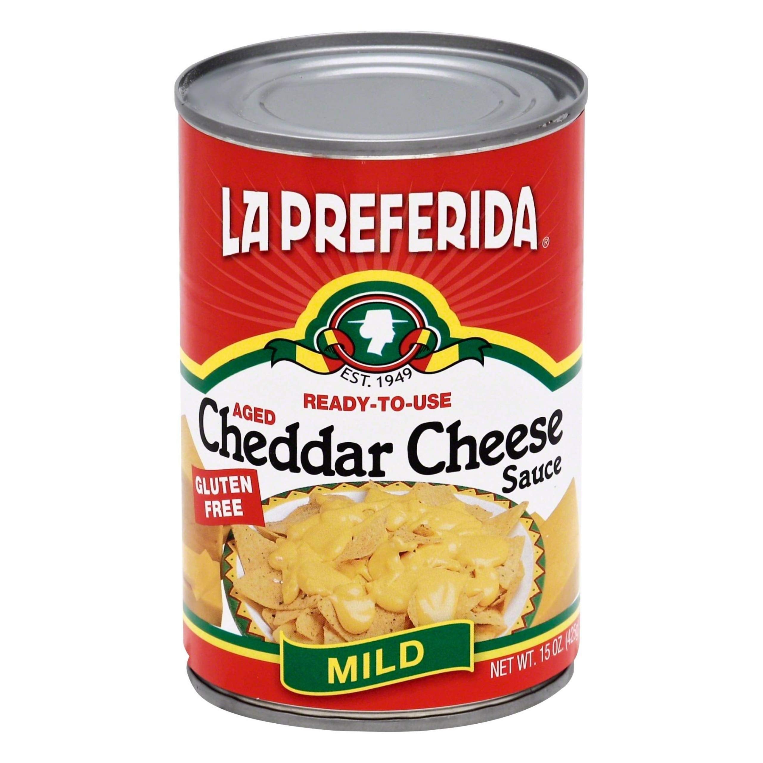 La Preferida Sauce Cheddar Cheese and Chs Dip
