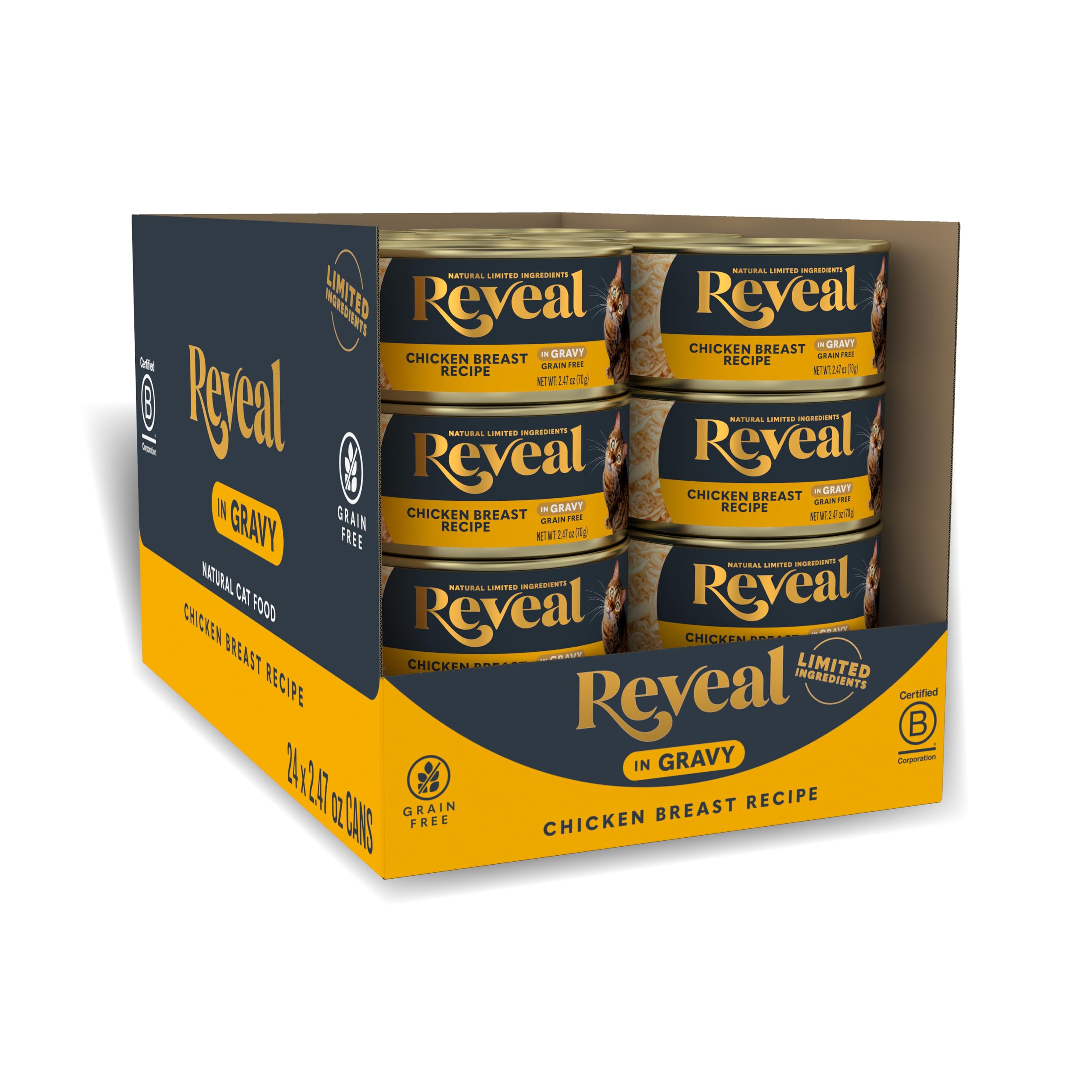 Reveal Wet Cat Food, Chicken Breast in Broth