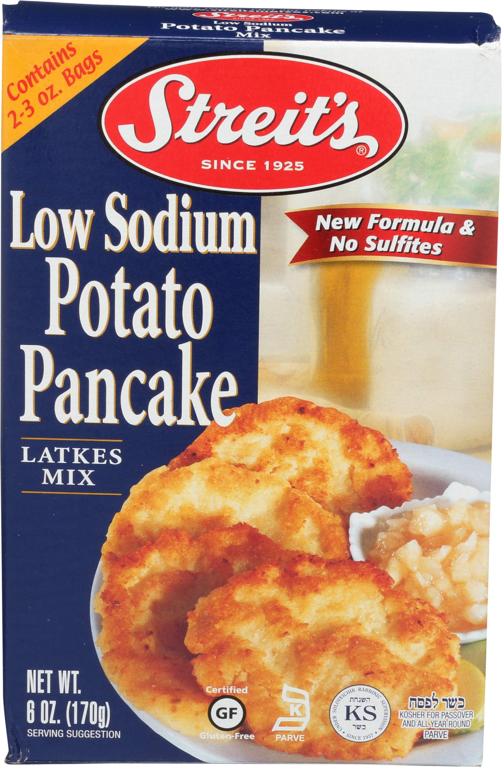 Streit's Mix Pancake Potato Low Sodium Baking Ingredient