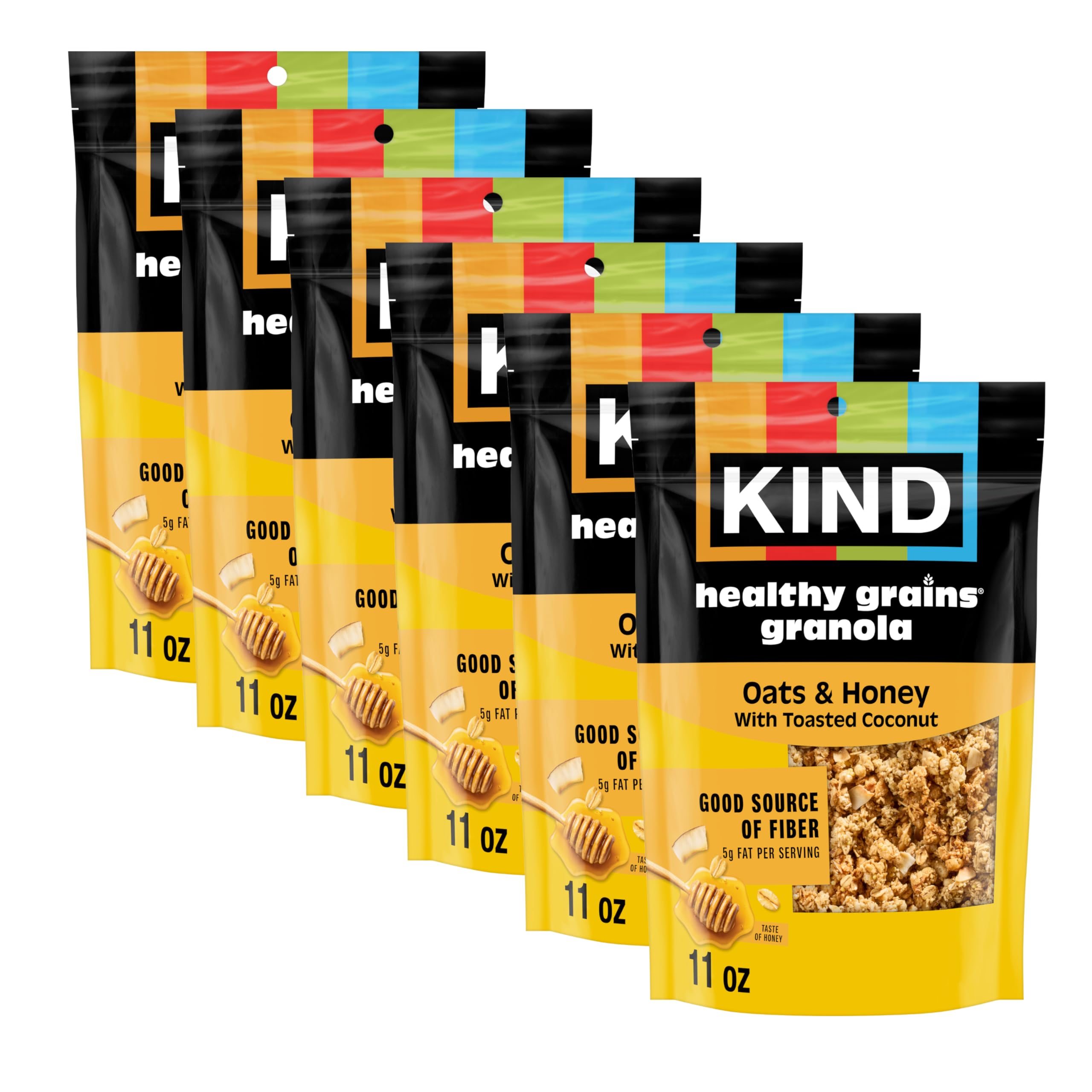 Kind Clusters Oats Honey Toasted Coconut Granola Cereal