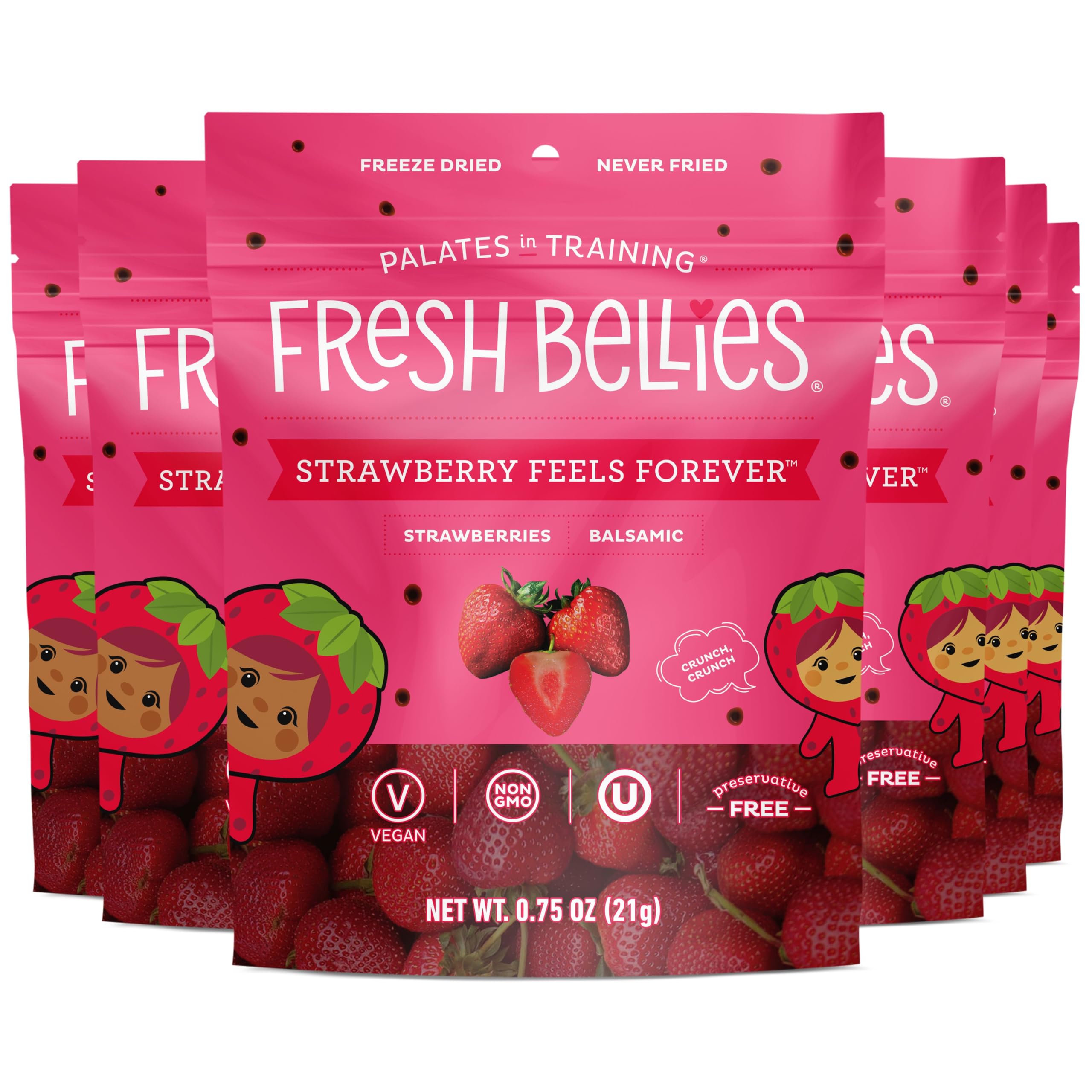 Fresh Bellies Toddler Strawberry Frozen Dried